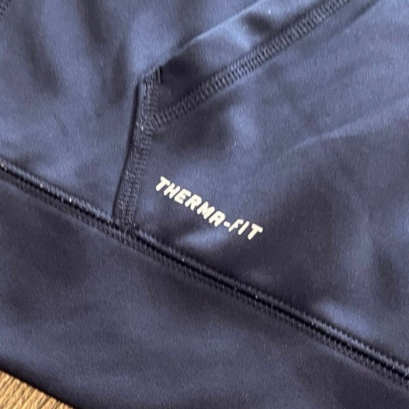 Nike Nike Youth Boys Therma-Fit Pullover Hoodie Navy Blue XL Size US XL / EU 56 / 4 - 2 Thumbnail