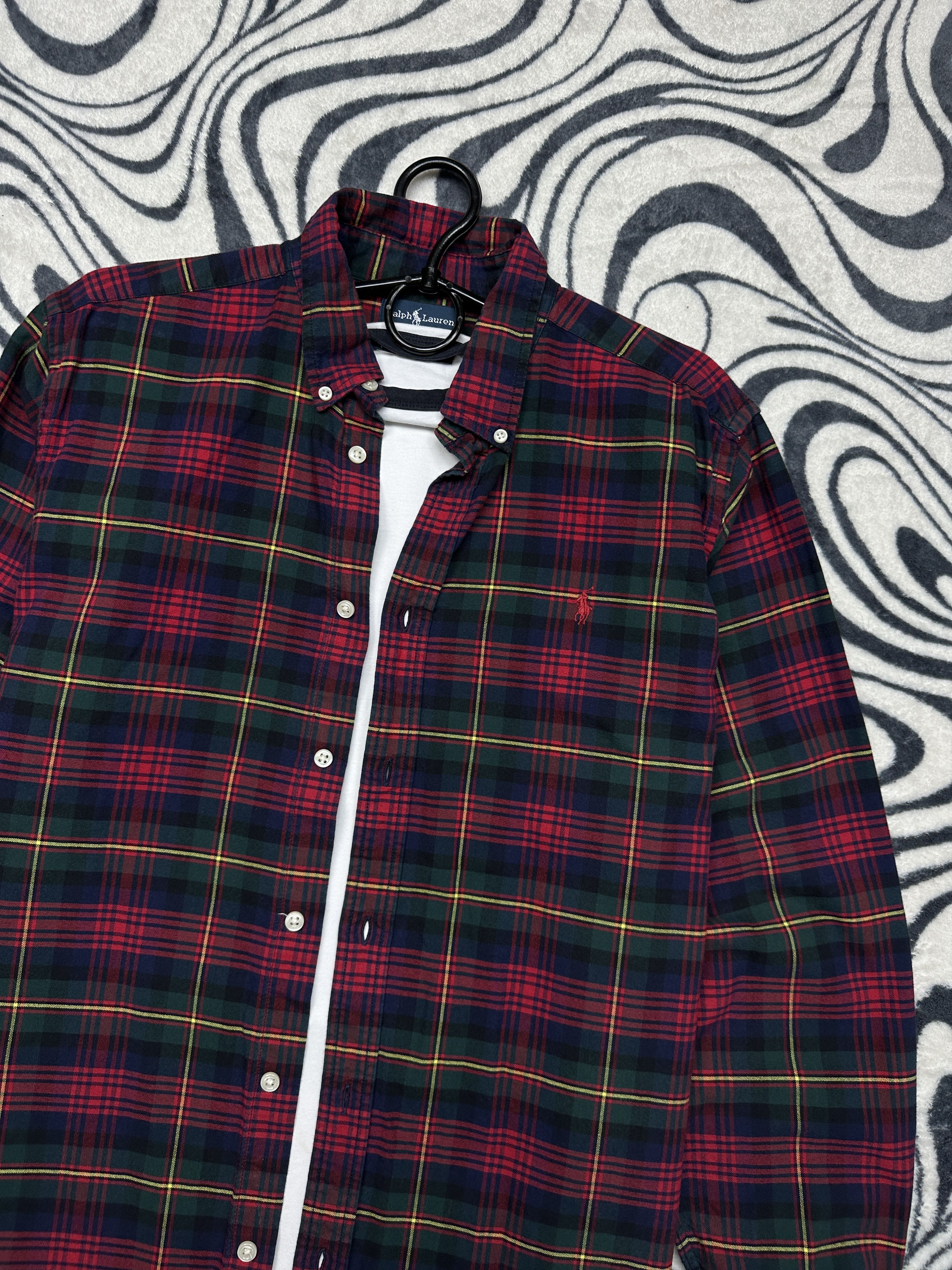 Polo Ralph Lauren Polo Ralph Lauren Mens Long Sleeve Plaid Shirt Size US S / EU 44-46 / 1 - 2 Thumbnail