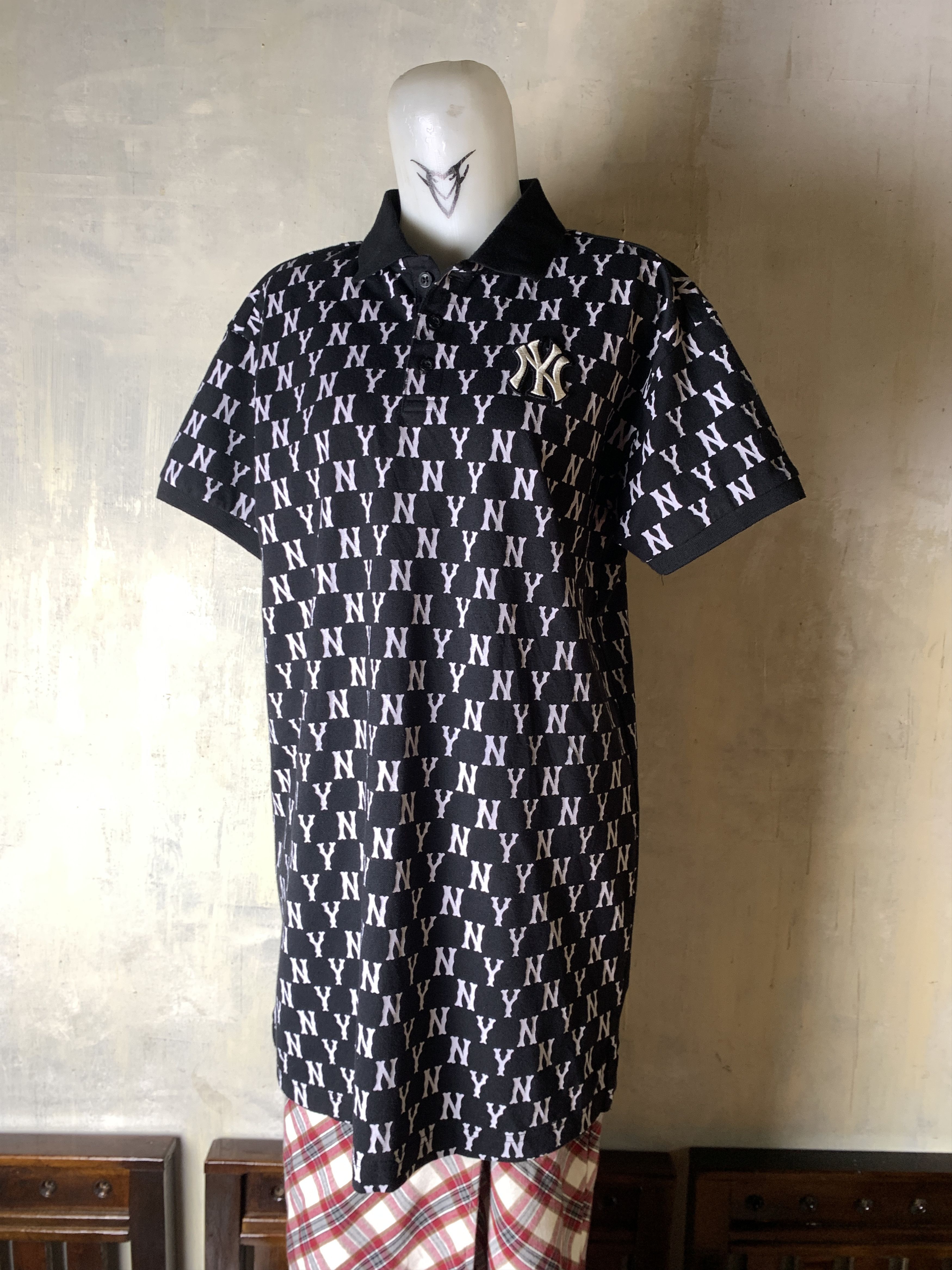 MLB MLB New York Yankees Monogram Polo Dress (M) Size M / US 6-8 / IT 42-44 - 2 Thumbnail