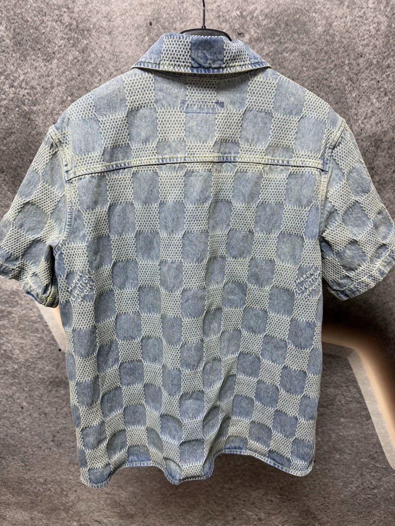 Louis Vuitton Louis Vuitton Denim short sleeve shirt Size US L / EU 52-54 / 3 - 2 Thumbnail