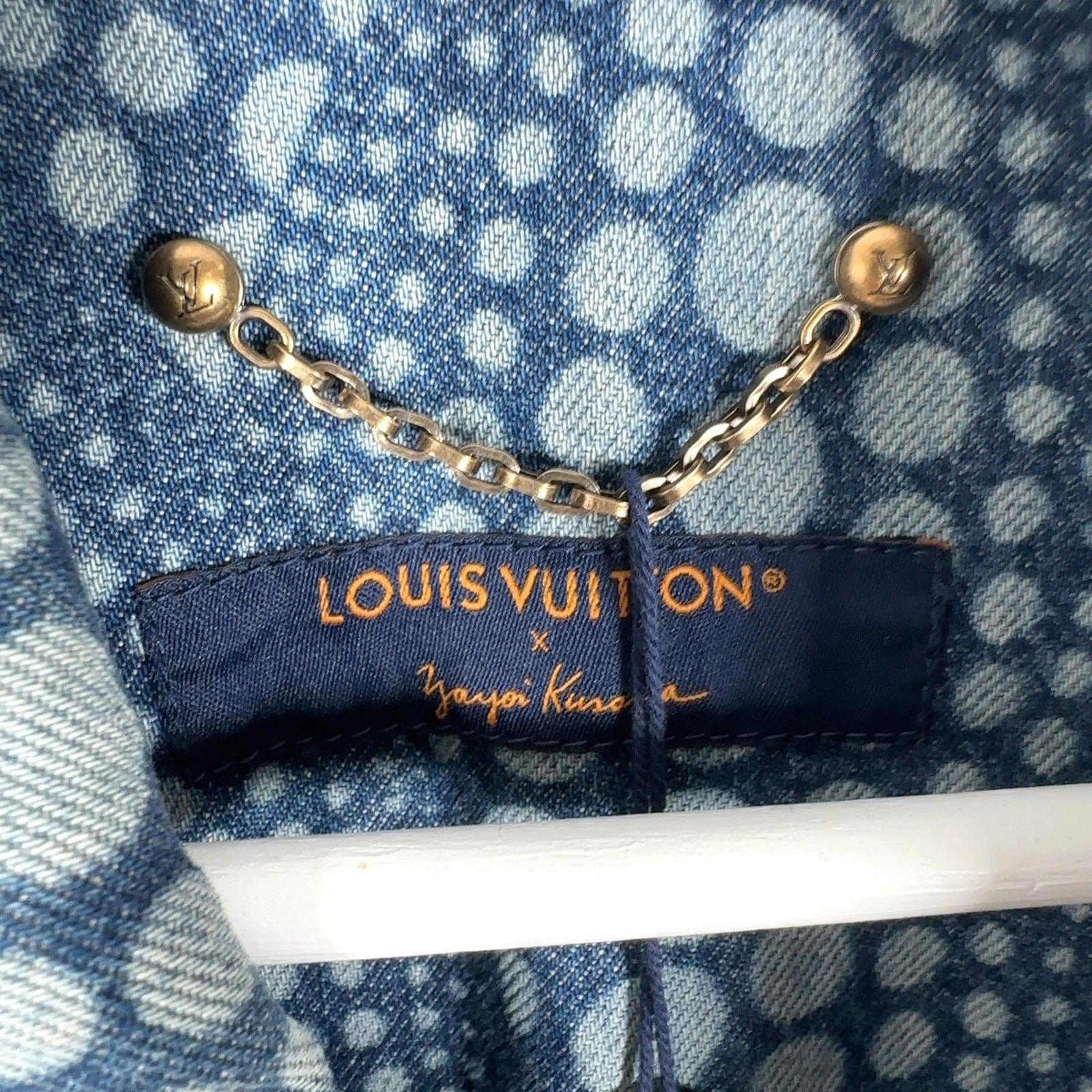 Louis Vuitton × Yayoi Kusama LouisVuittonxYayoiKusama AllOver Pumpkin Denim Zip-Up Jacket Size US M / EU 48-50 / 2 - 5 Thumbnail