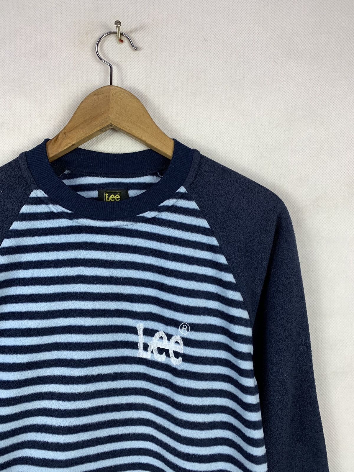 Lee × Vintage Rare! Lee Nightwear Stripes Longsleeves Sweater Size XS / US 0-2 / IT 36-38 - 2 Thumbnail