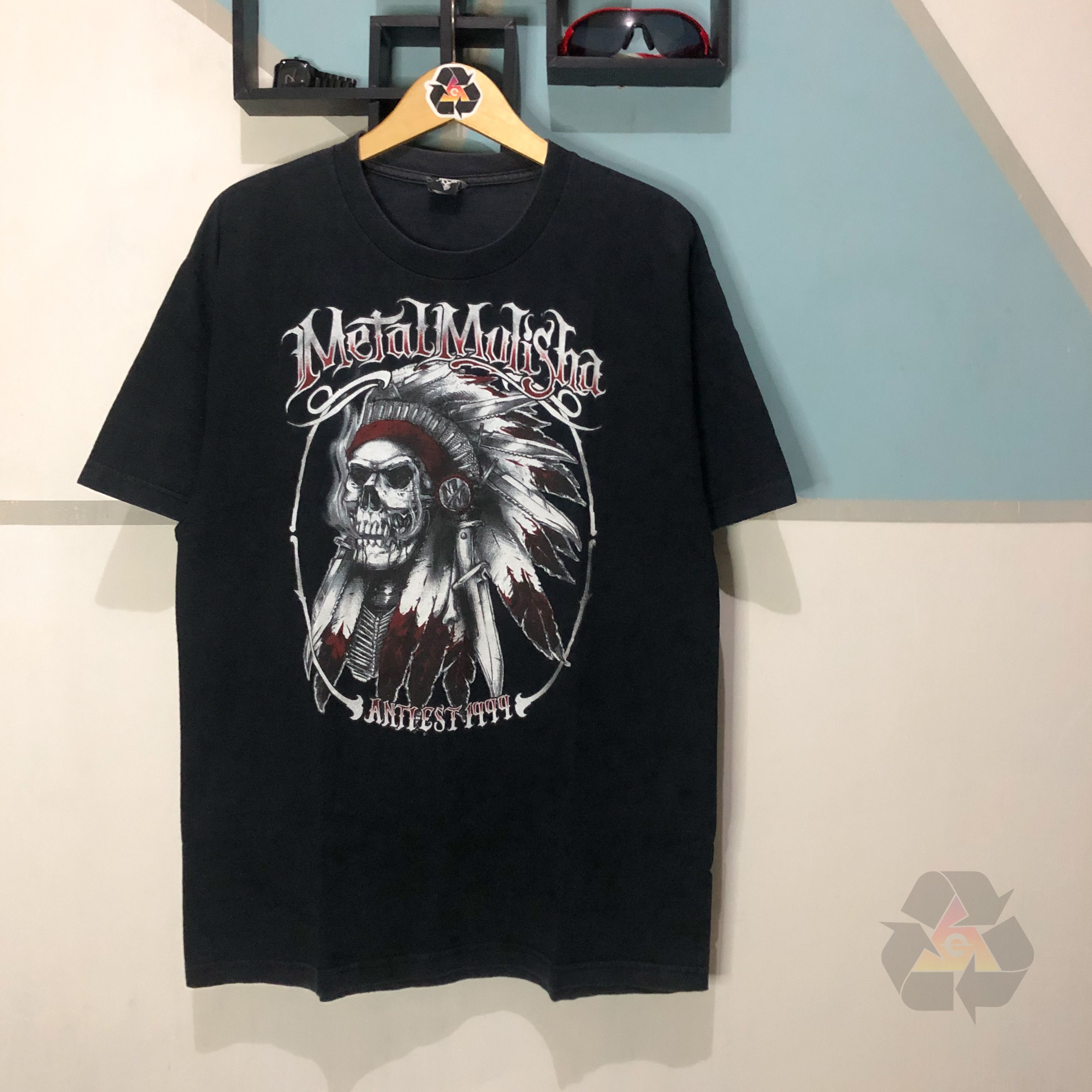 Metal Mulisha Metal Mulisha Anti-Est 1999 Streetwear T-Shirt Size US L / EU 52-54 / 3 - 1 Thumbnail