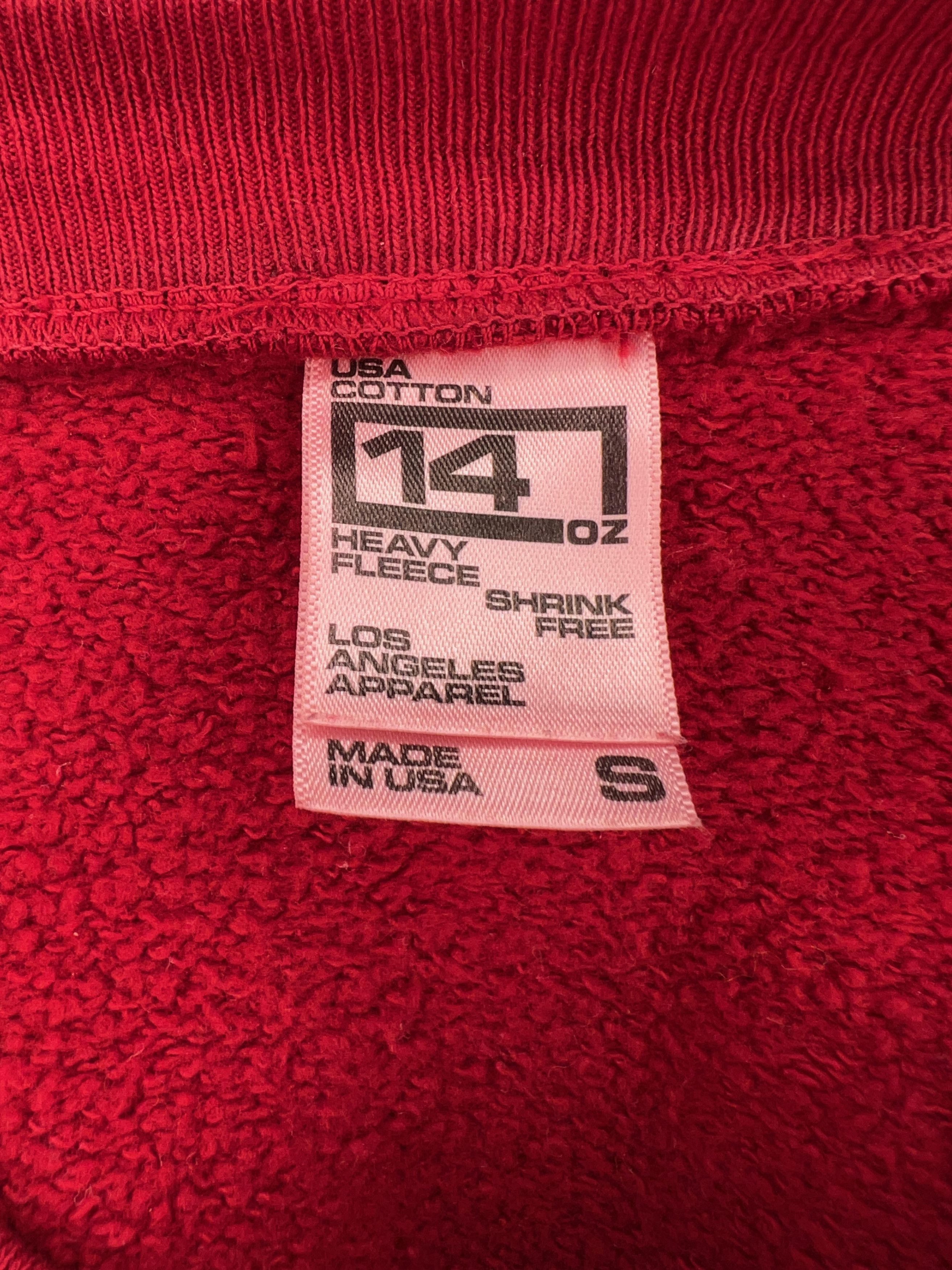 Los Angeles Apparel 4oz. Garment Dye Heavy Fleece Pullover Crewneck Sweatshirt Size US S / EU 44-46 / 1 - 3 Thumbnail