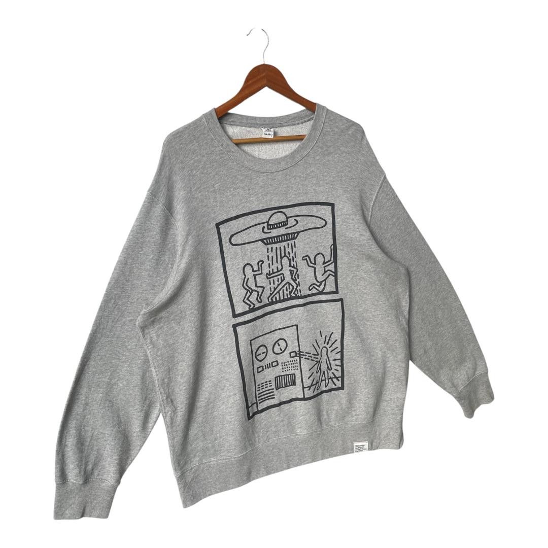Keith Haring Desiger Collab Keith Haring X UT Big Logo Sweatshirt/L Size US XXL / EU 58 / 5 - 4 Thumbnail