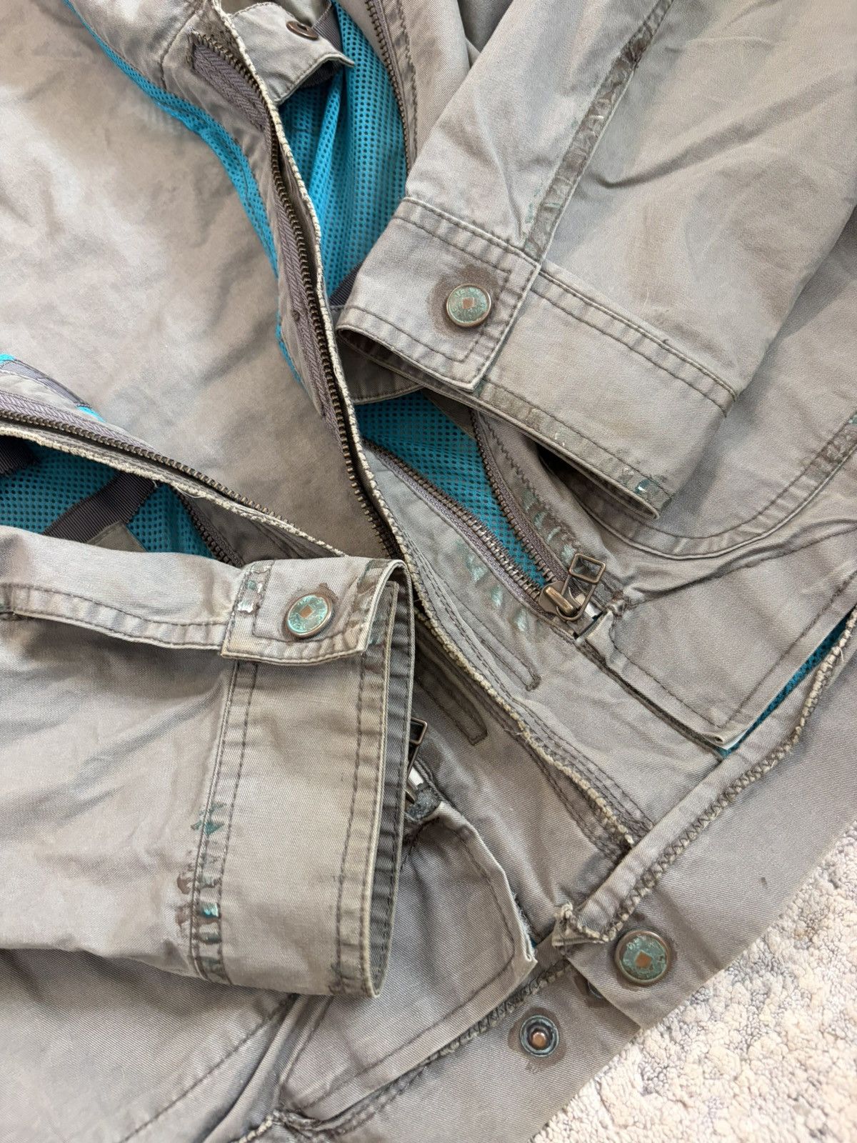 Marithe + Francois Girbaud Multi Pocket Zipper Military Jacket Size US M / EU 48-50 / 2 - 7 Thumbnail