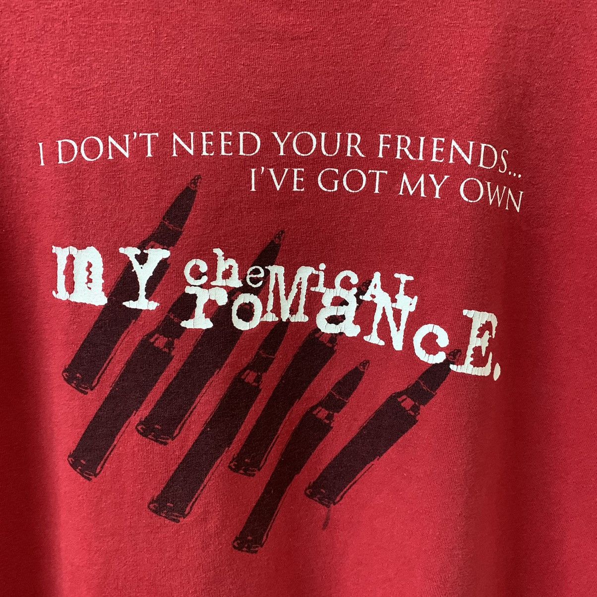 Band Tees × Vintage VINTAGE MY CHEMICAL ROMANCE ( GREENDAY FOB) Size US M / EU 48-50 / 2 - 2 Thumbnail