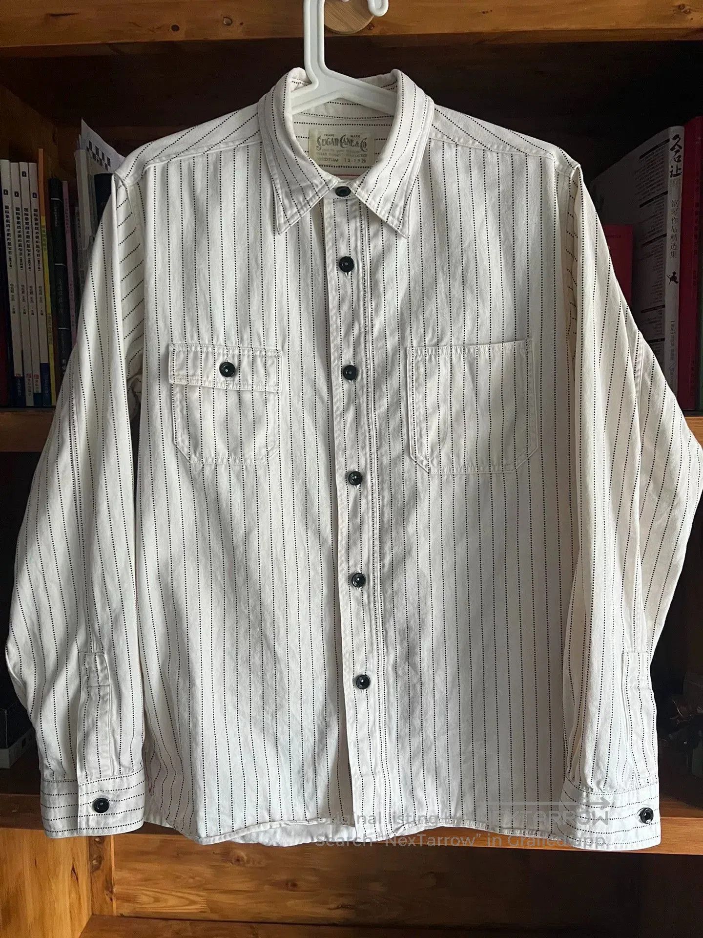 Sugar Cane Sugar Cane White WABASH Work Shirt. Size US M / EU 48-50 / 2 - 1 Thumbnail