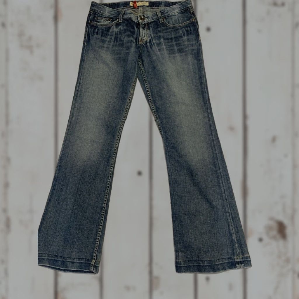 BKE VINTAGE BKE Buckle Jeans Madison Bootcut Denim Stretch Women's 34x32.5 Blue Size 24" / US 00 / IT 34 - 1 Thumbnail