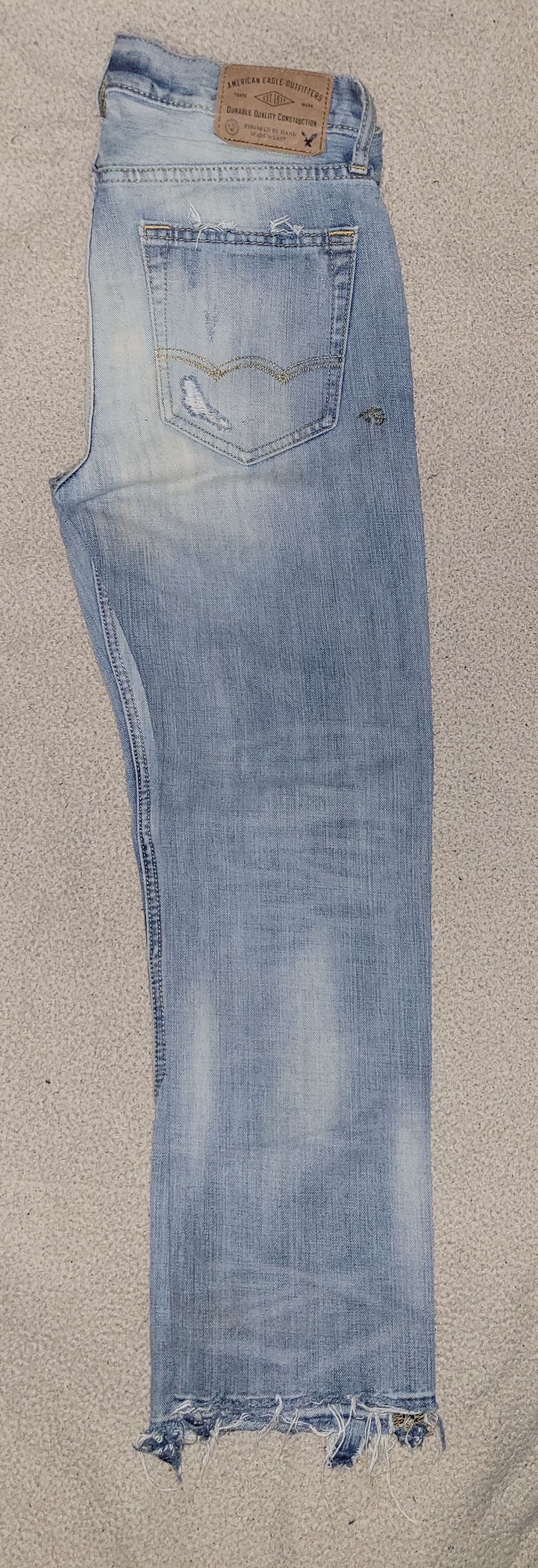 American Eagle Outfitters American Eagle Lightwashed Denim Jean's Size US 29 - 1 Thumbnail