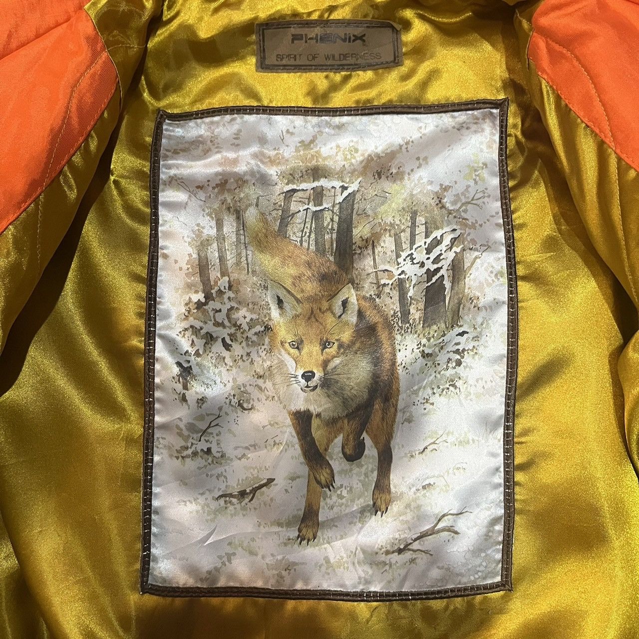 Phenix Vintage Phenix Fox Hooded Down Jacket Ski Wear Orange Size US M / EU 48-50 / 2 - 13 Thumbnail