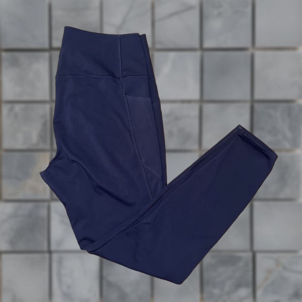 Uniqlo Uniqlo Leggings Blue Large Women Size 36" / US 14 / IT 50 - 1 Thumbnail