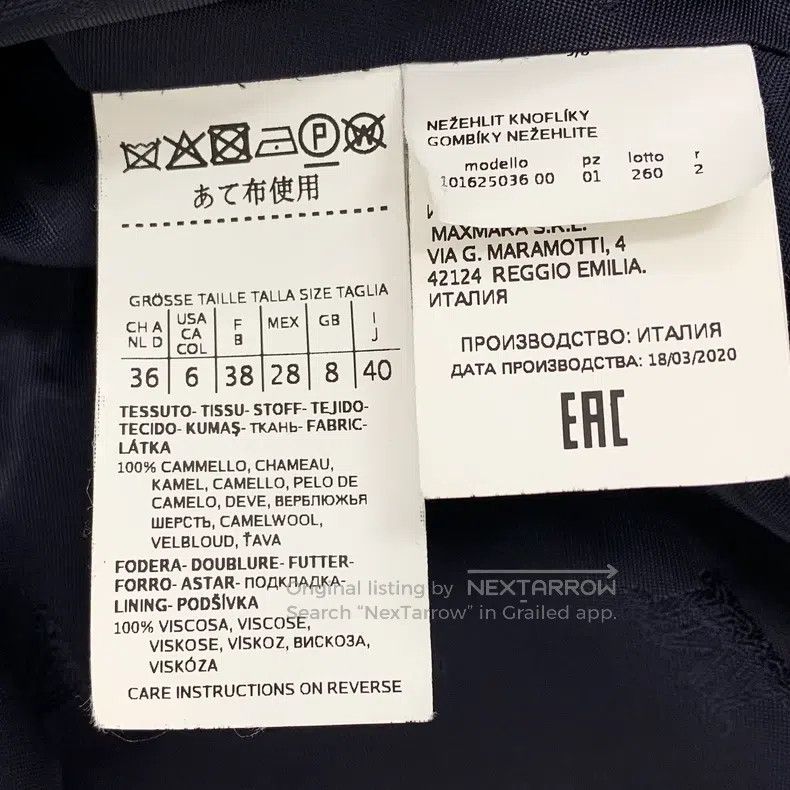 Max Mara Max Mara Black Camel Hair Reversible Long-Sleeve Belted Co Size M / US 6-8 / IT 42-44 - 6 Thumbnail