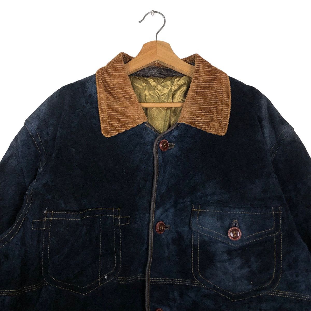 Genuine Leather 🔥90’s Vtg Genuine Suite Leather Jacket Cargo Inspector Size US M / EU 48-50 / 2 - 3 Thumbnail