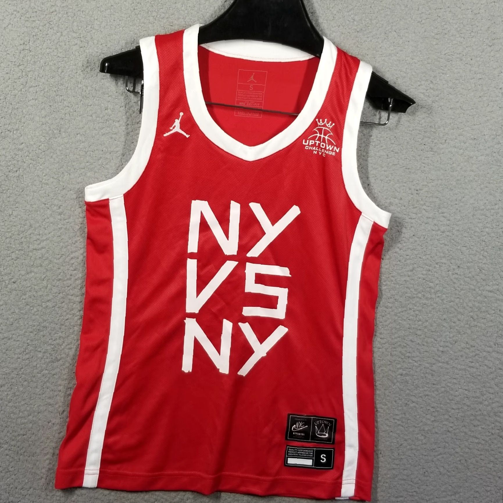 Jordan Brand Jordan NY vs NY Rucker Park 2021 Game Jersey Men Small Nike Basketball Rare NEW Size US S / EU 44-46 / 1 - 2 Thumbnail