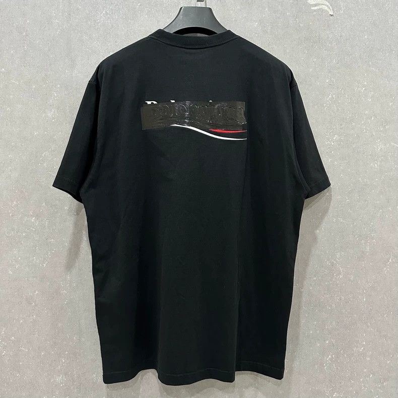 Balenciaga Shelter Tape Cola Short Sleeve