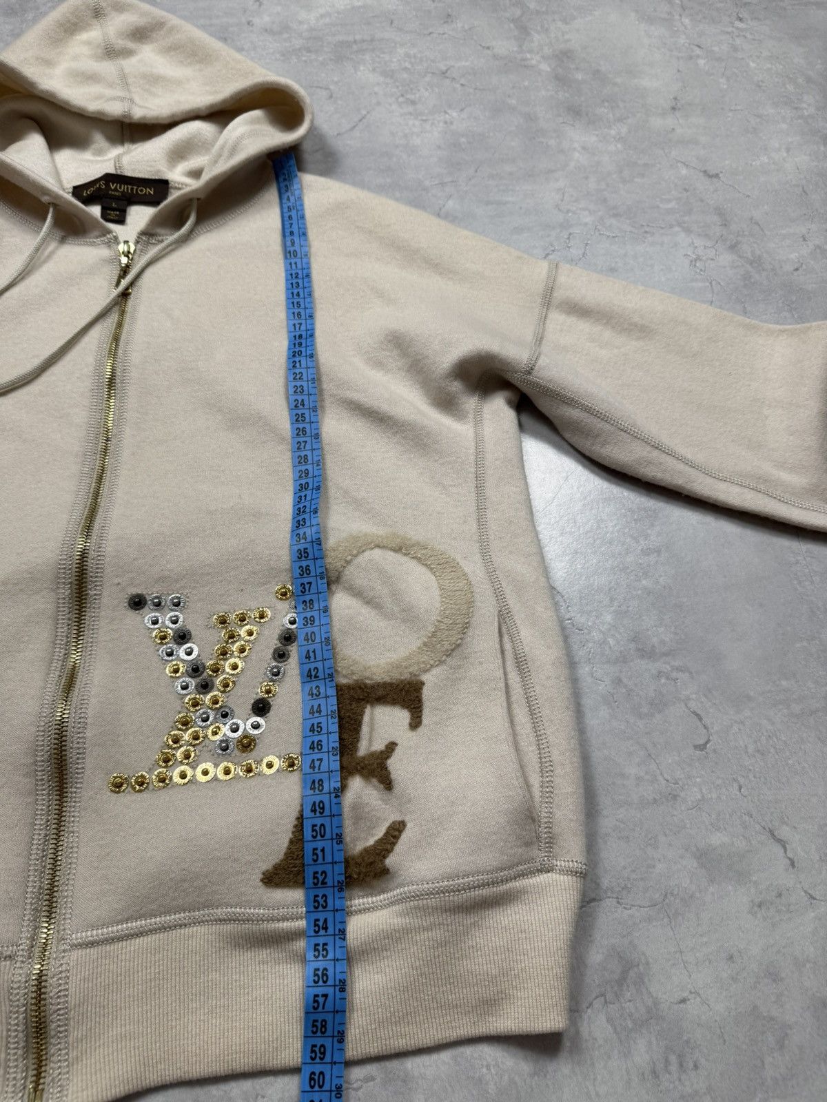 Louis Vuitton Louis Vuitton Vintage Luxury Zip Hoodie Size L / US 10 / IT 46 - 16 Thumbnail