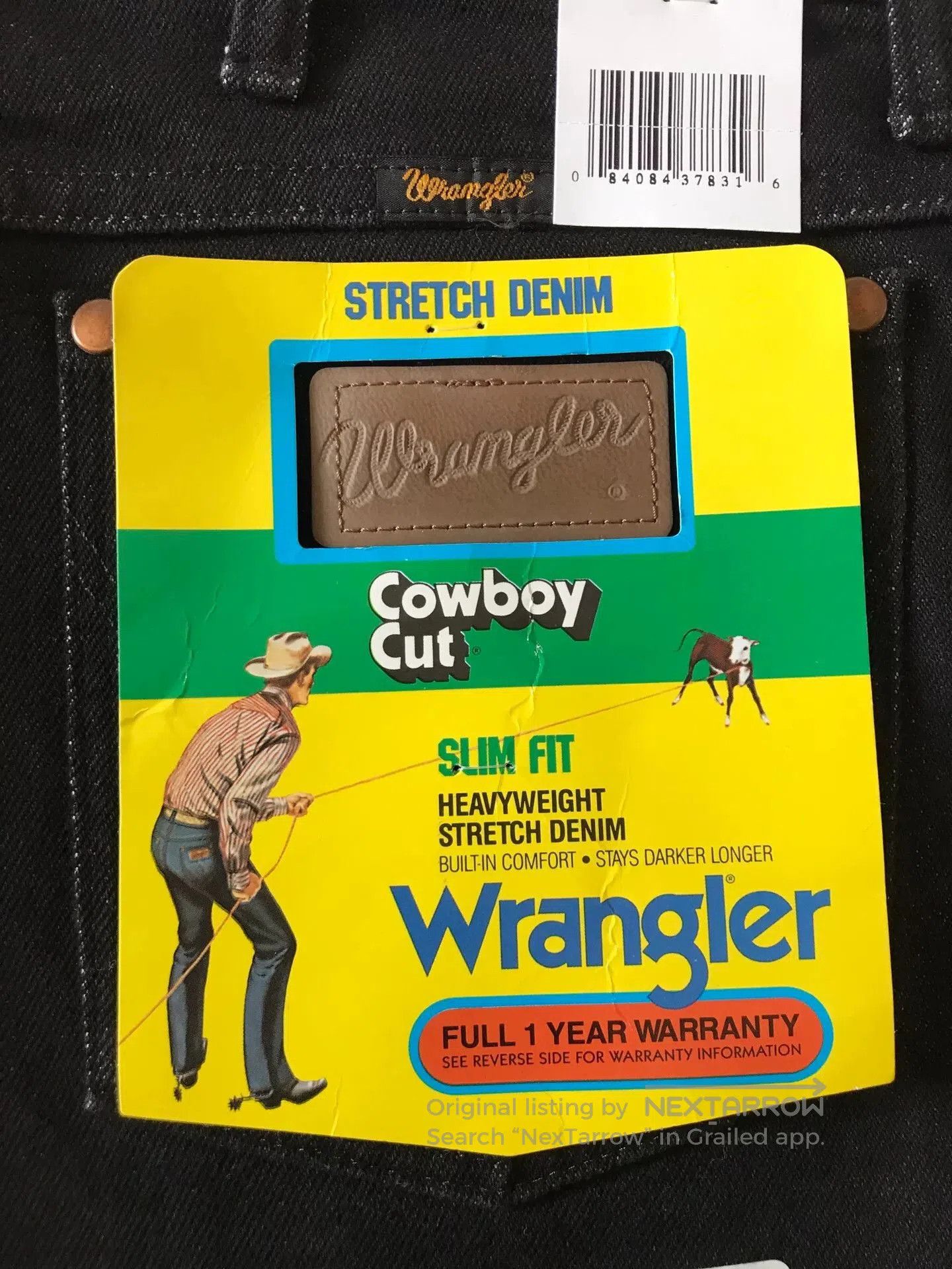 Wrangler Wrangler 938BLK BootCut Jeans. Size US 36 / EU 52 - 7 Thumbnail