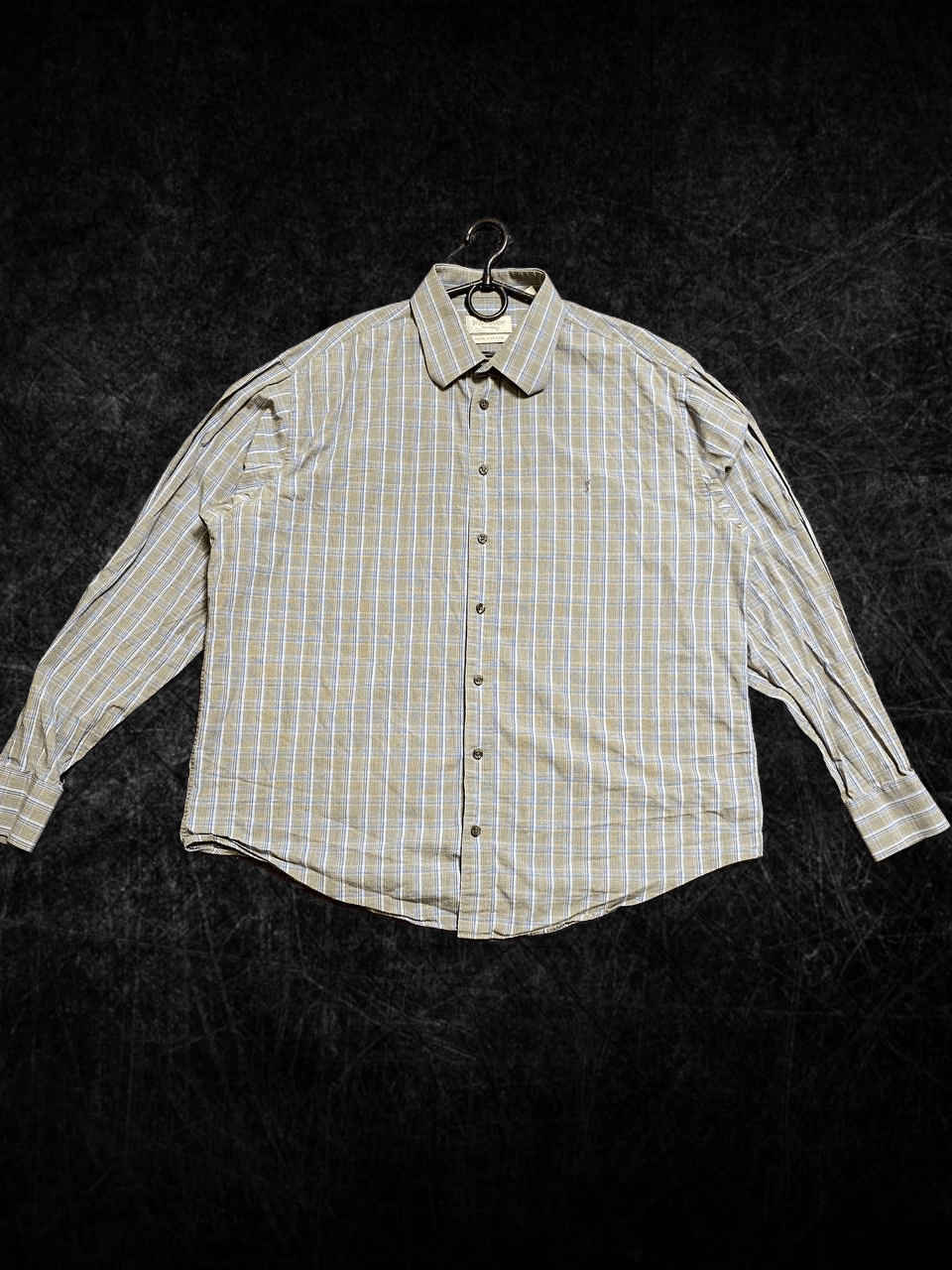 Yves Saint Laurent Print Shirt Yves Saint Laurent Logo Size XL Size US XL / EU 56 / 4 - 1 Thumbnail