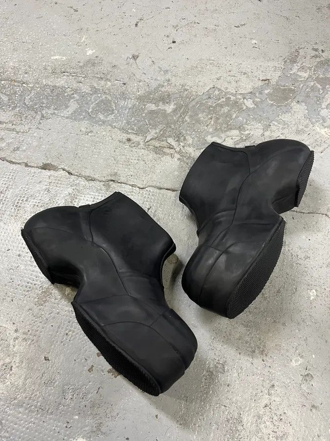 Givenchy SS2023 Givenchy Show Rubber Rain Mid Boots Size US 9.5 / IT 39.5 - 4 Thumbnail