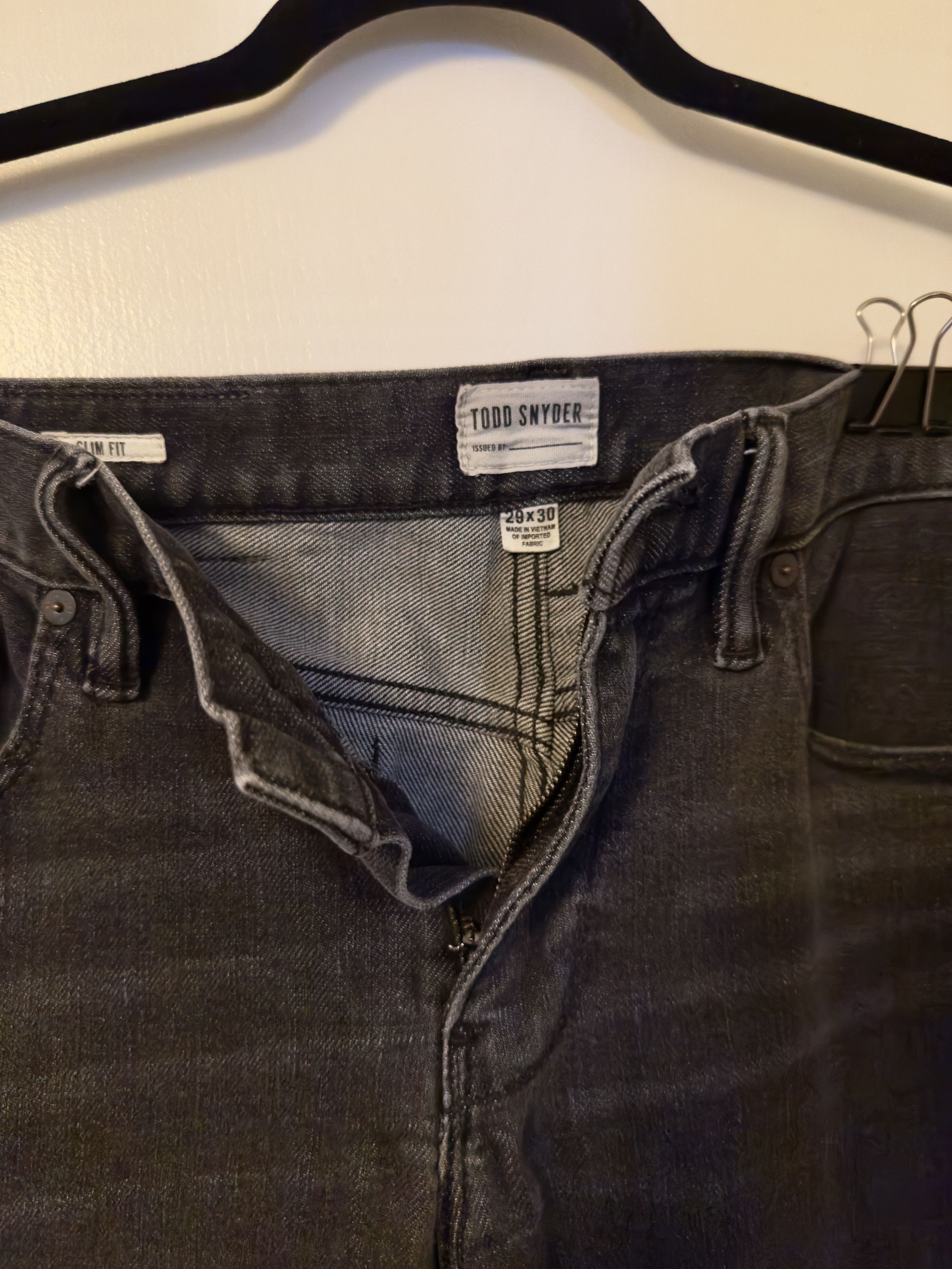 Todd Snyder Todd Snyder Slim Fit Stonewashed Denim Jeans Size 29 Size US 29 - 2 Thumbnail