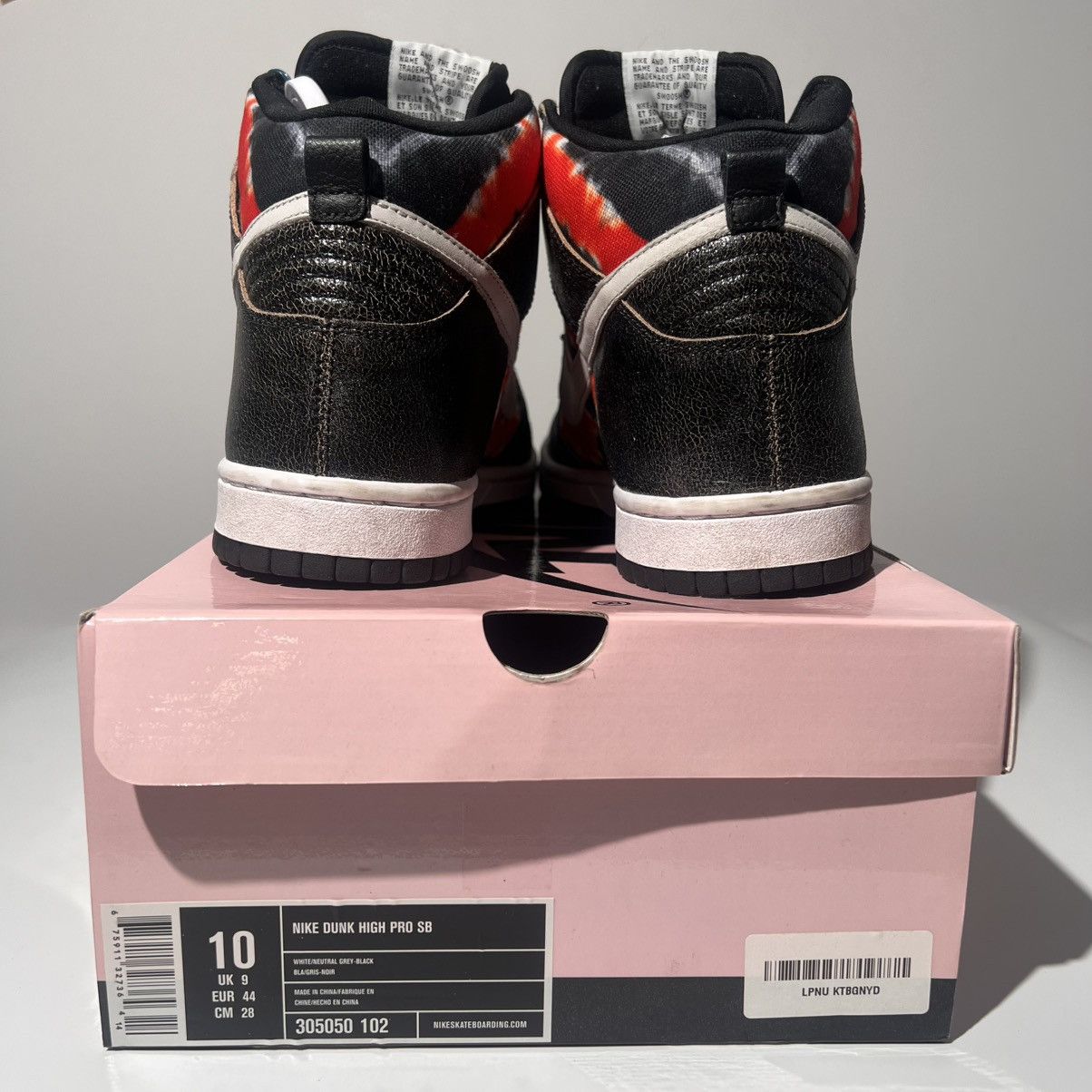 Nike NIKE SB DUNK HIGH PRO HUF UK9 US11 Size US 10 / EU 43 - 5 Thumbnail