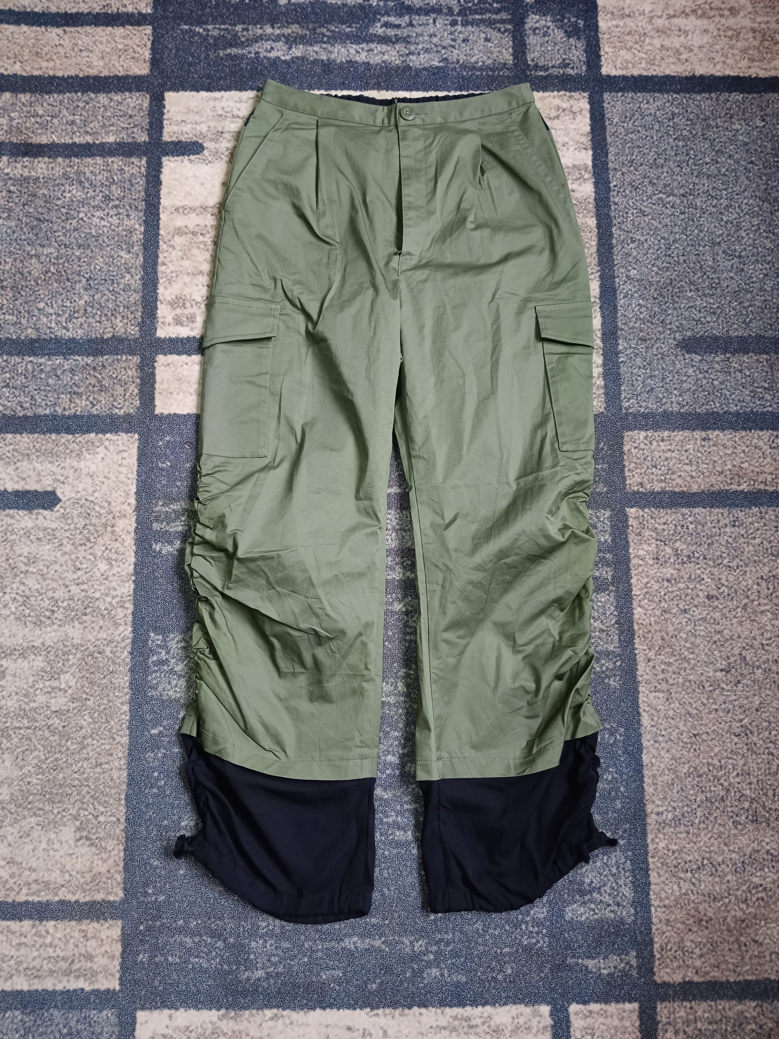 Undercover UNDERCOVER GU 0LIVE GREEN CARGO PANTS Size US 28 / EU 44 - 2 Thumbnail