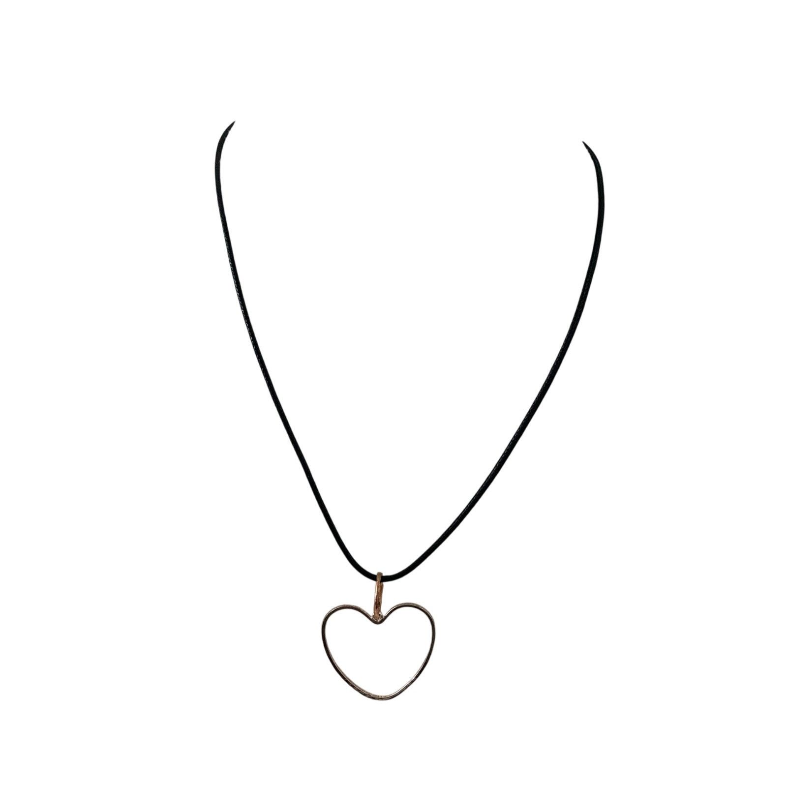 Handmade heart pendant necklace Size ONE SIZE - 1 Thumbnail