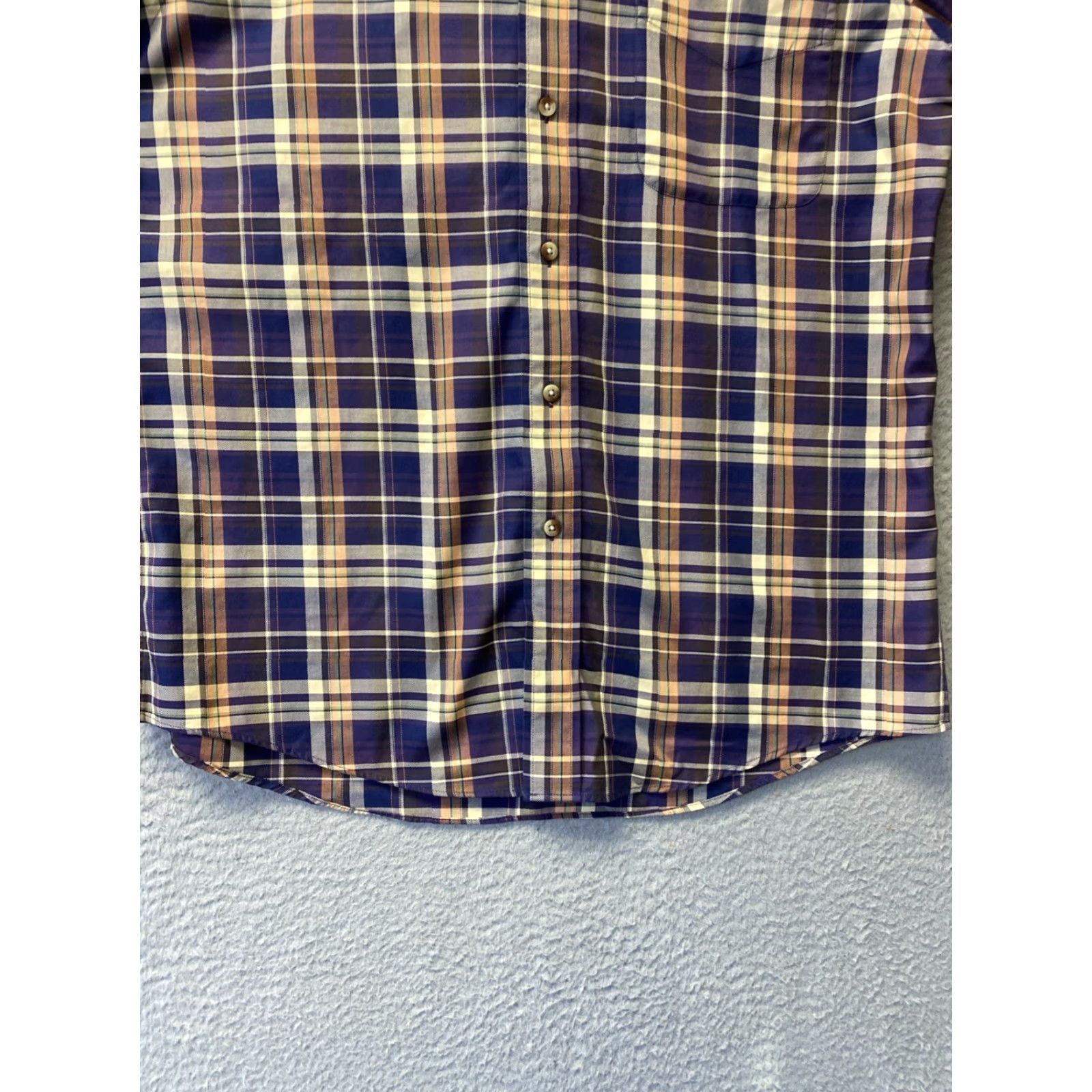 Jos. A. Bank Jos. A. Bank Button Shirt Men’s M Multicolor Plaid Cotton Traveler’s Collection /0596 Size US M / EU 48-50 / 2 - 2 Thumbnail