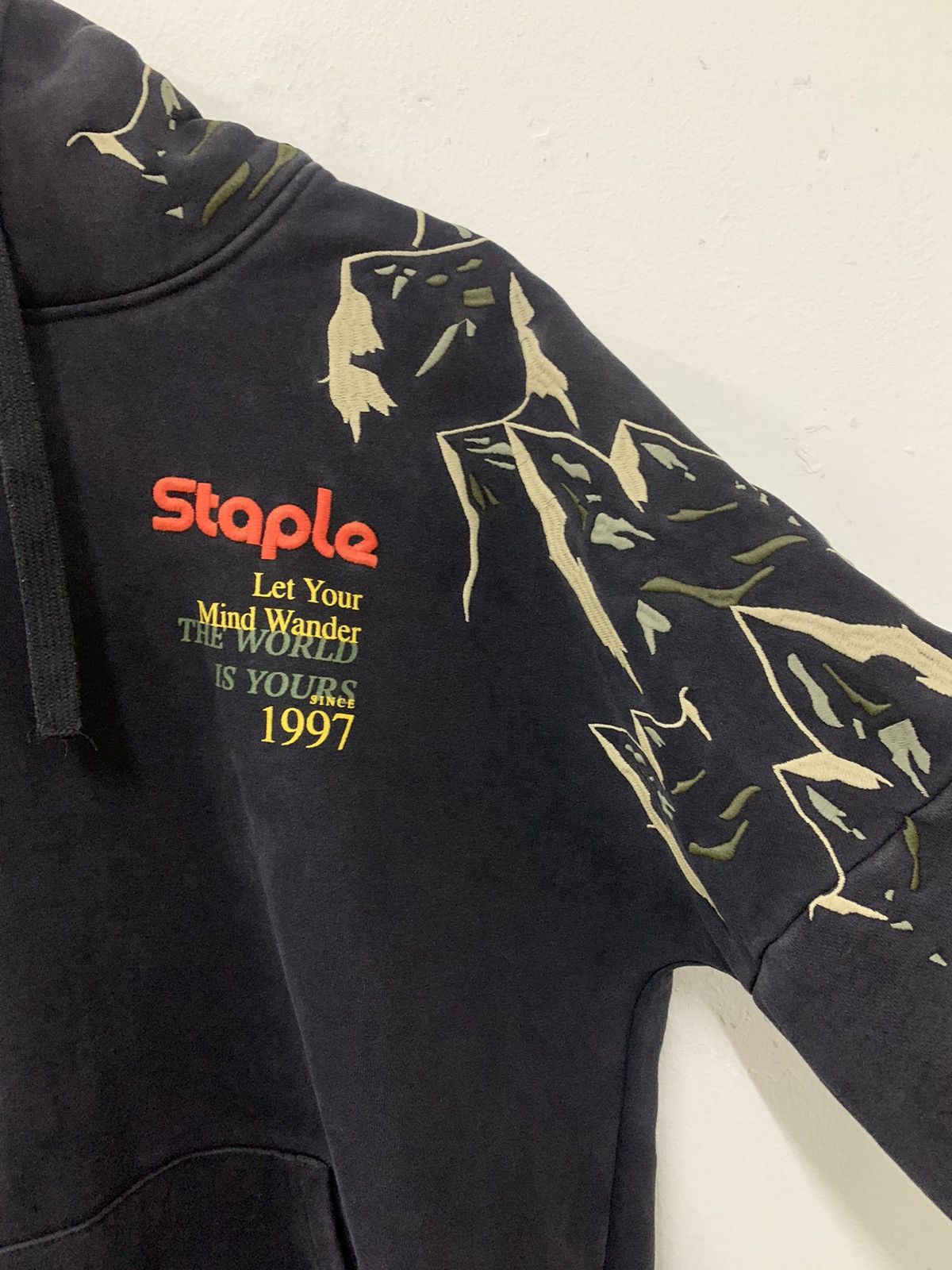 Staple RARE Staple Washed Hoodie Embroidered Size US L / EU 52-54 / 3 - 4 Thumbnail