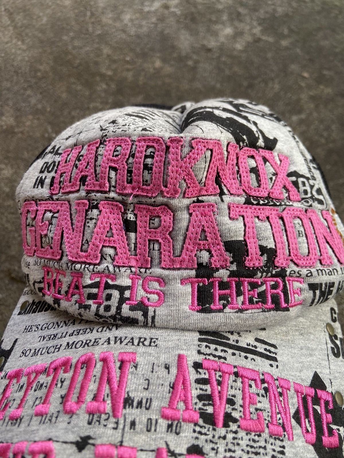 Japanese Brand HARDKNOX GENERATION BEAT IS THERE PUNK CAP JAPANESE BRAND Size ONE SIZE - 4 Thumbnail