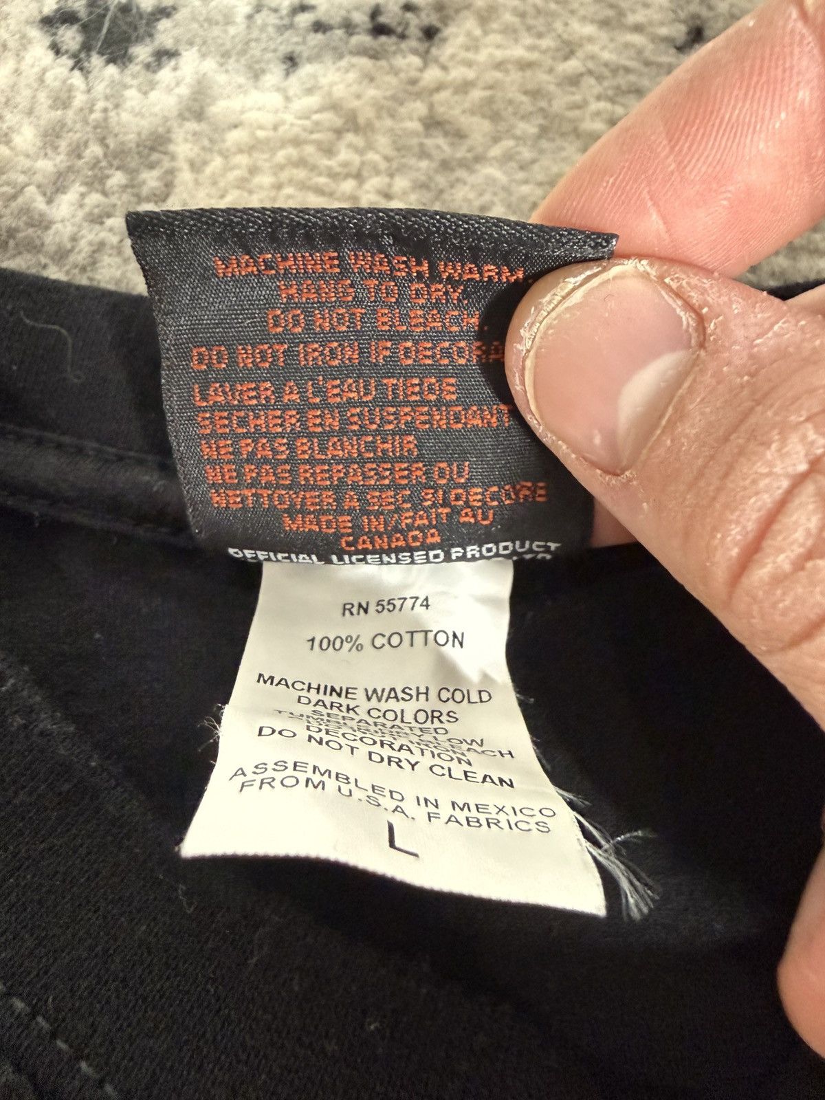 Harley Davidson Y2K Harley Davidson The Road is Eternal T-Shirt Size US L / EU 52-54 / 3 - 4 Thumbnail