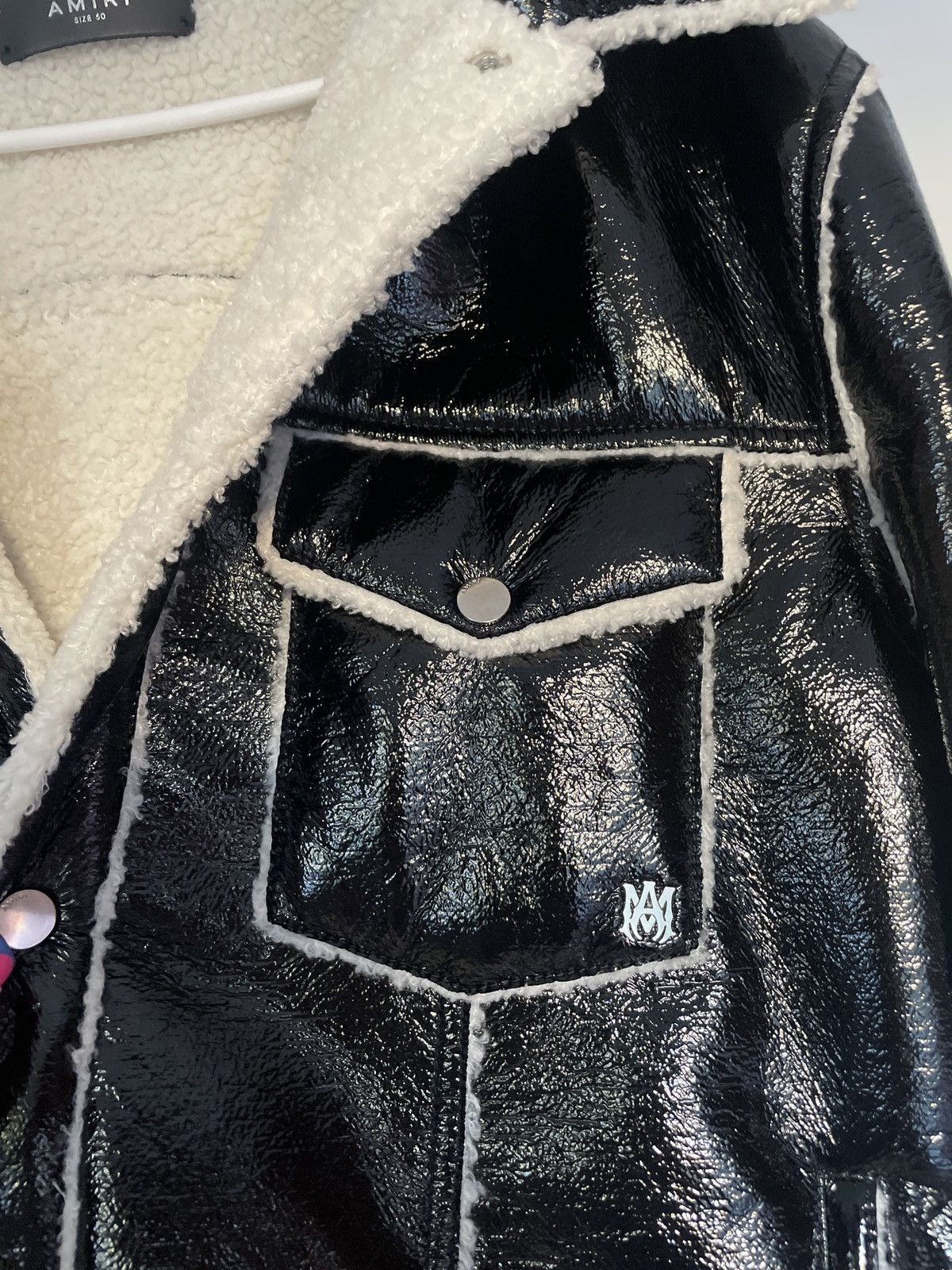 Amiri Faux Fur Lined Trucker Size US M / EU 48-50 / 2 - 3 Thumbnail