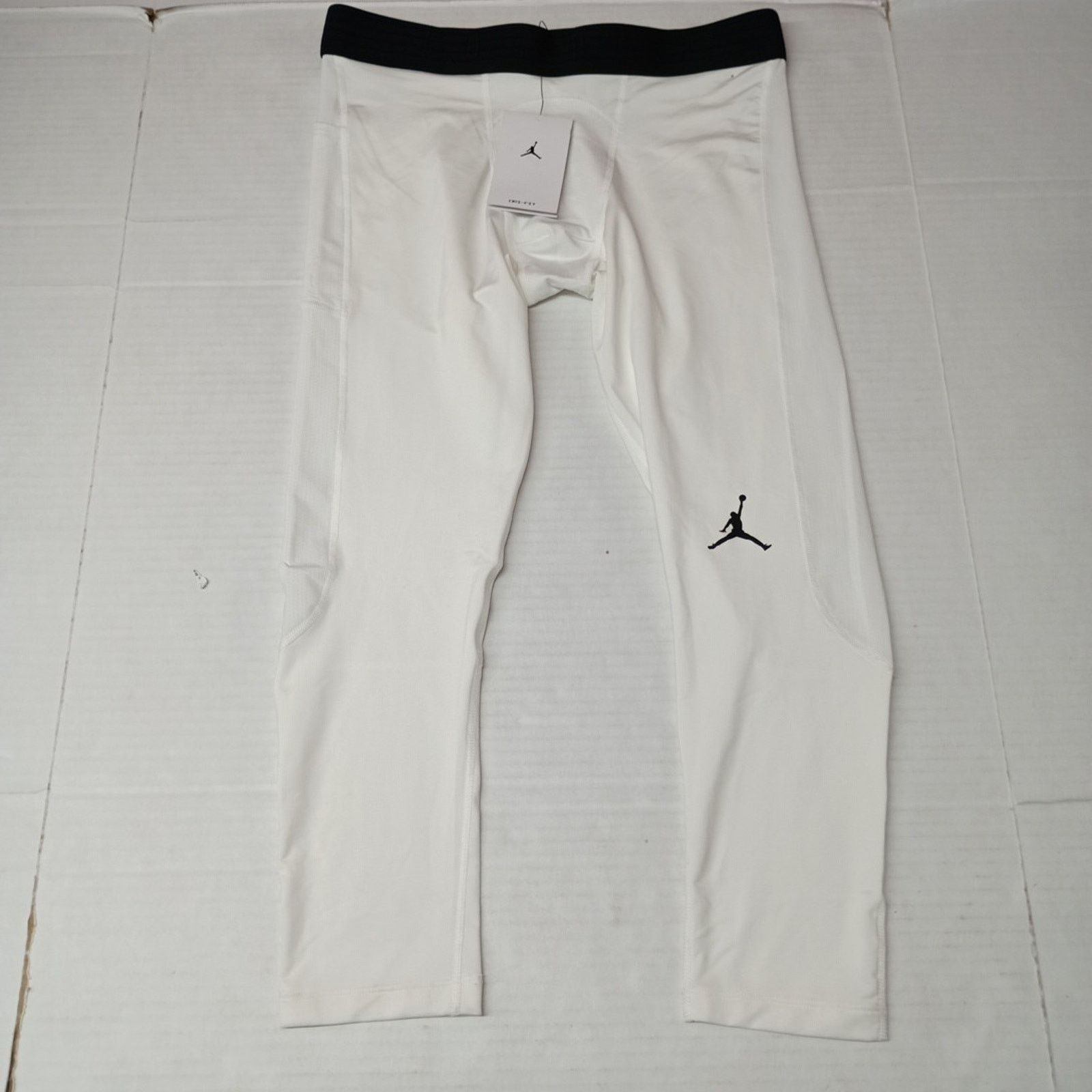 Nike Nike Jordan Dri-Fit Compression Training Tights Size L White Size US 30 / EU 46 - 1 Thumbnail
