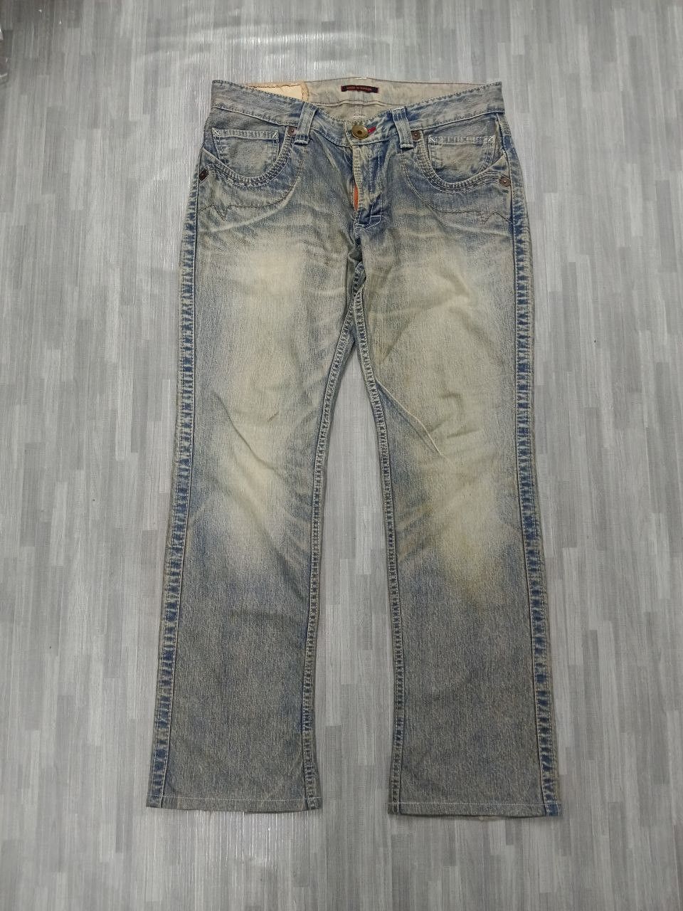 If Six Was Nine × Japanese Brand FLARE SICK MADE IN NIPPON DENIM PANTS Size US 33 - 2 Thumbnail