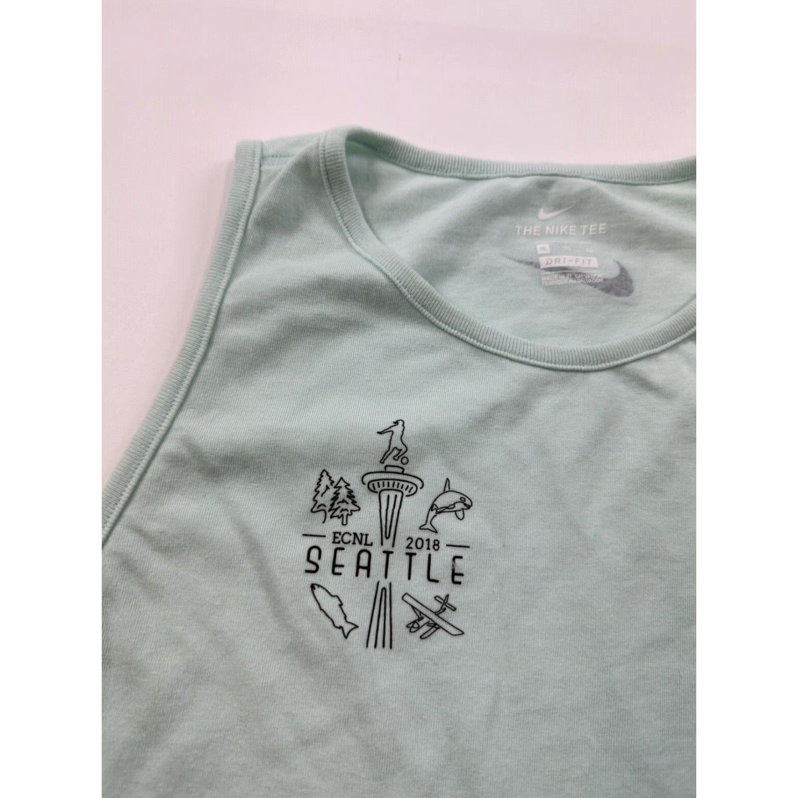Nike Nike Sleeveless Soccer Tank Top Women's XL Green Size XL / US 12-14 / IT 48-50 - 3 Thumbnail