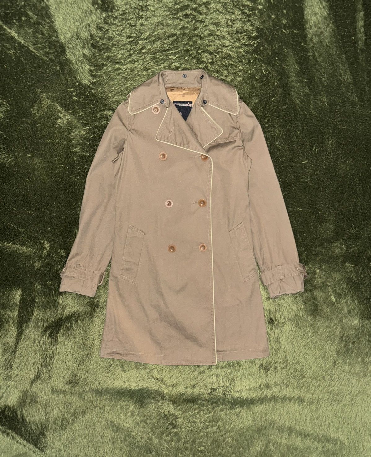 Alpha Industries [S] Alpha Industries Women's Japan Exclusive Trench Coat Size S / US 4 / IT 40 - 1 Thumbnail
