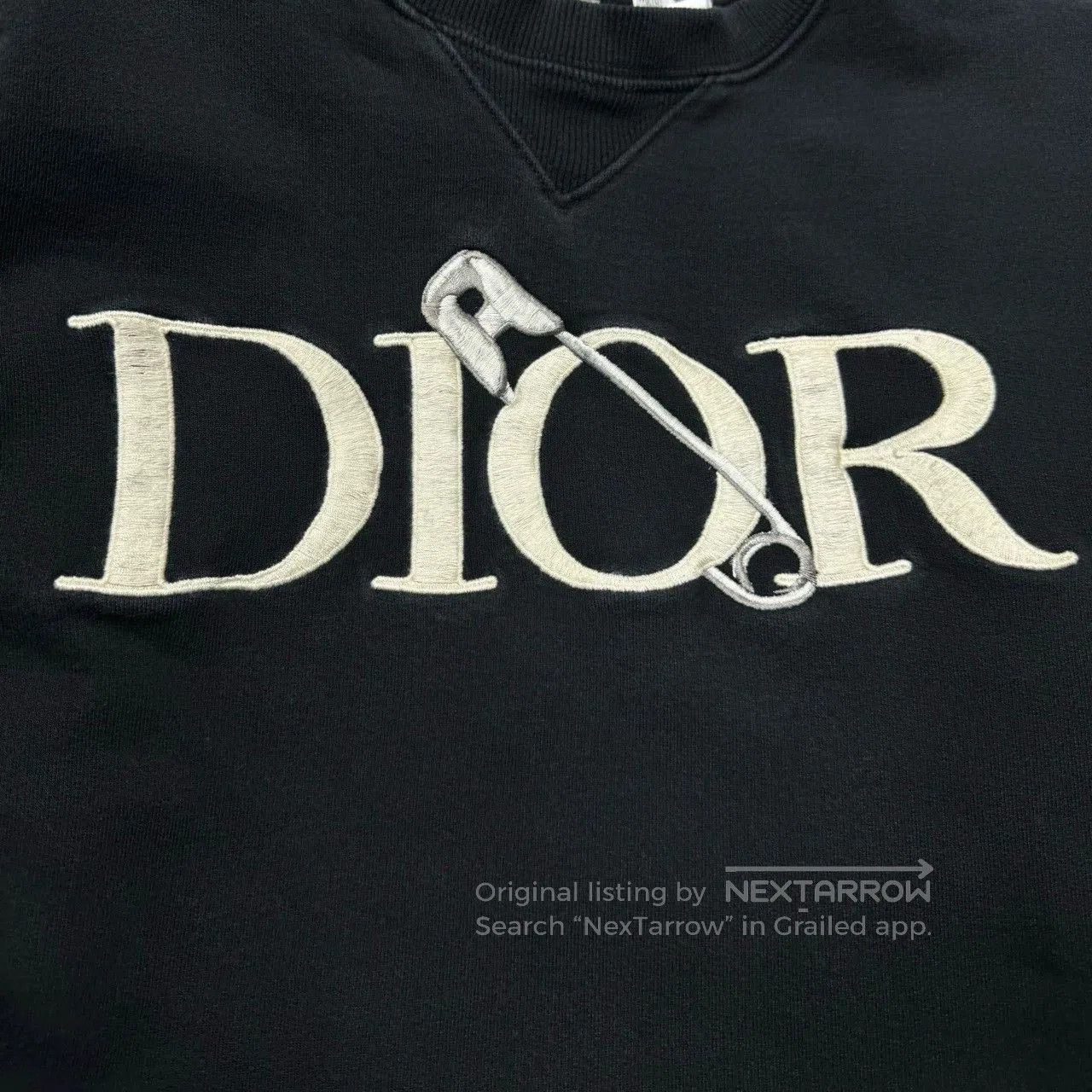 Dior dior embroidered sweatshirt size m. Size US M / EU 48-50 / 2 - 3 Thumbnail