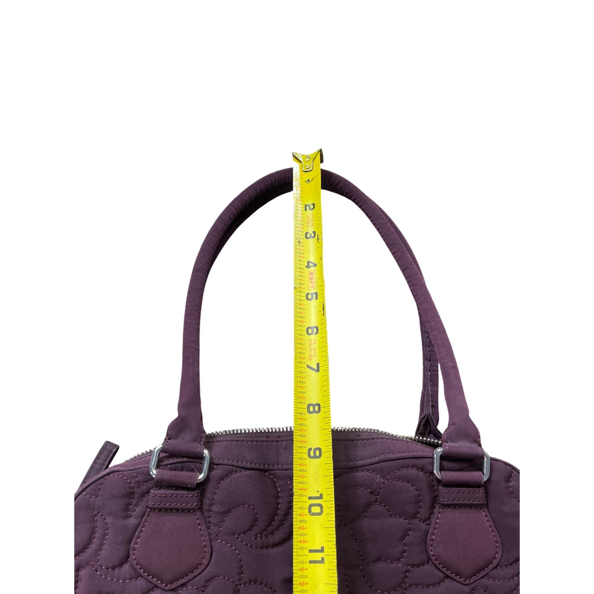 Vera Bradley Vera Bradley Womens Purple Quilted Medium Shoulder handbag m Size ONE SIZE - 5 Thumbnail