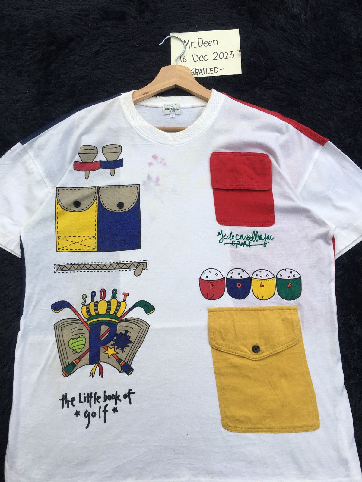 Jean Charles De Castelbajac Rare Vintage Jean Charles del Castelbajac Tshirt Size US L / EU 52-54 / 3 - 5 Thumbnail