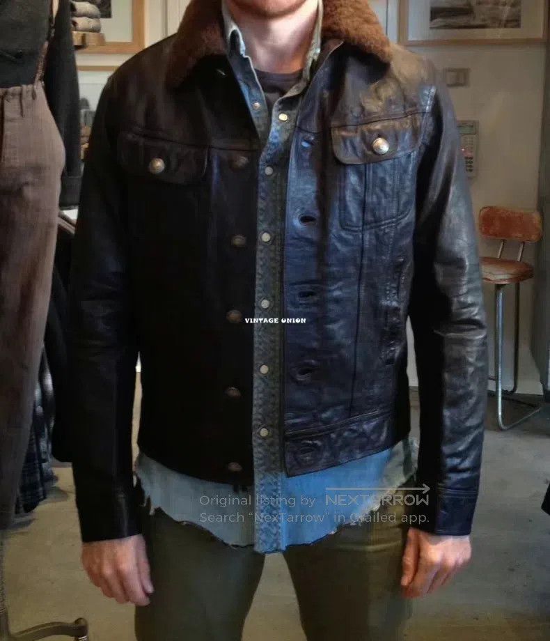 RRL Ralph Lauren RRL Ralph Lauren Vintage distressed buffalo leather silver Size US M / EU 48-50 / 2 - 9 Thumbnail