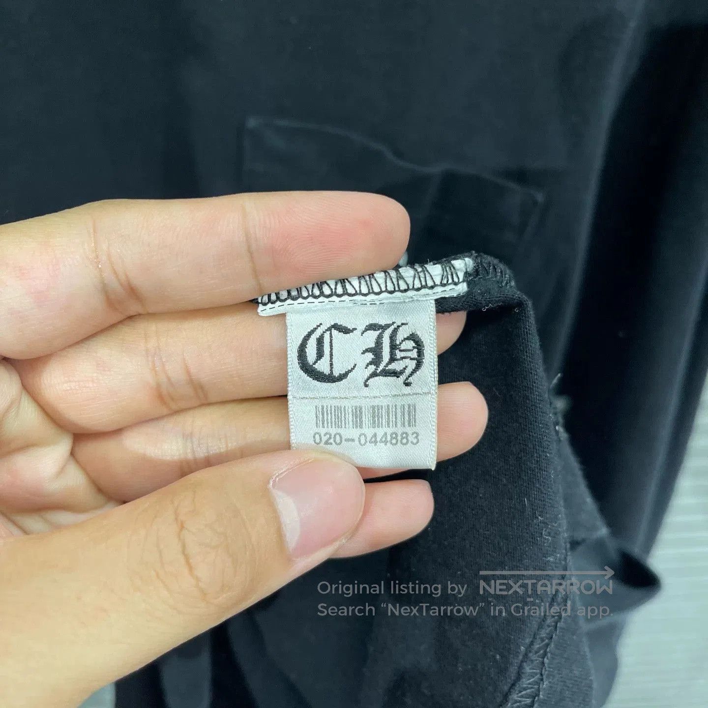 Chrome Hearts Black Long Sleeve Shirt with Chest Pocket. Size US L / EU 52-54 / 3 - 6 Thumbnail