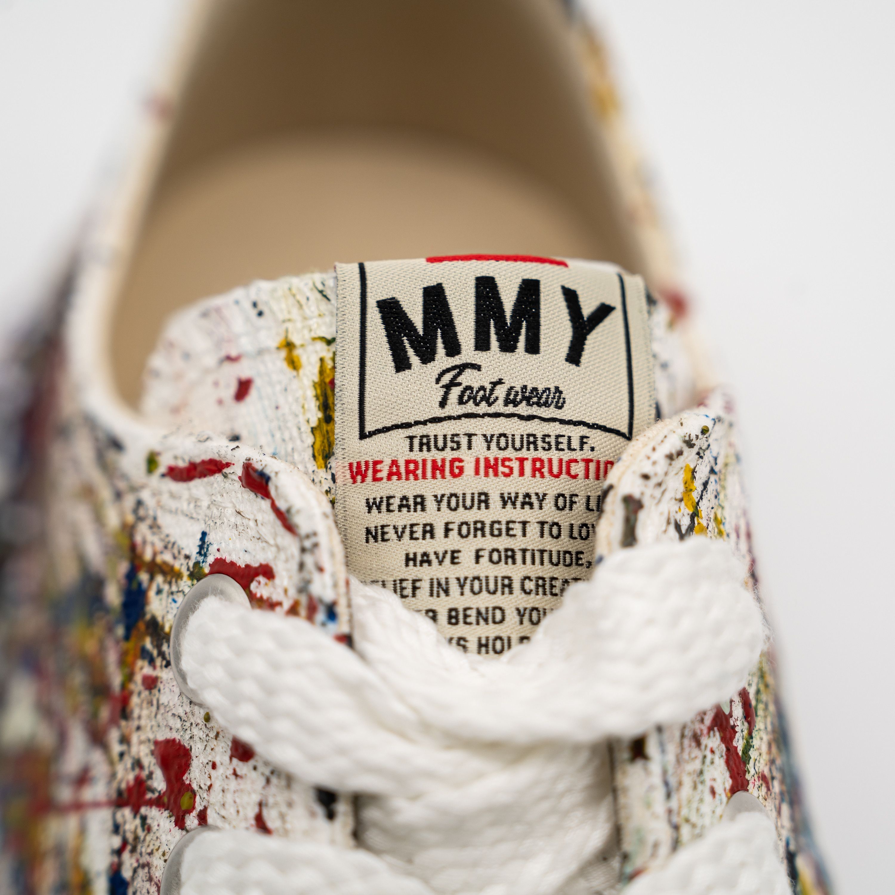 Maison MIHARA YASUHIRO 45 Maison Mihara Yasuhiro Peterson OG 23 Sputtering White Size US 11.5 / EU 44-45 - 8 Thumbnail