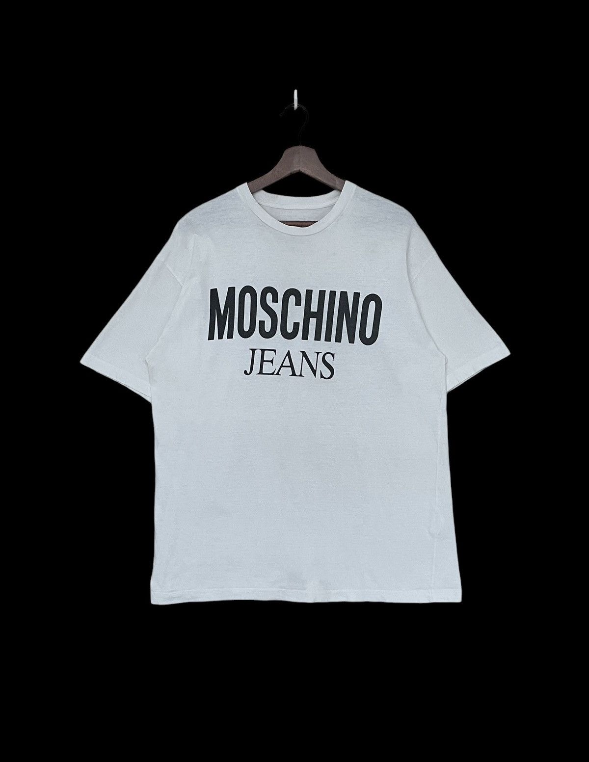 Moschino Vintage Brand Moschino Jeans Big Logo T-shirt 2000s Size US L / EU 52-54 / 3 - 1 Thumbnail