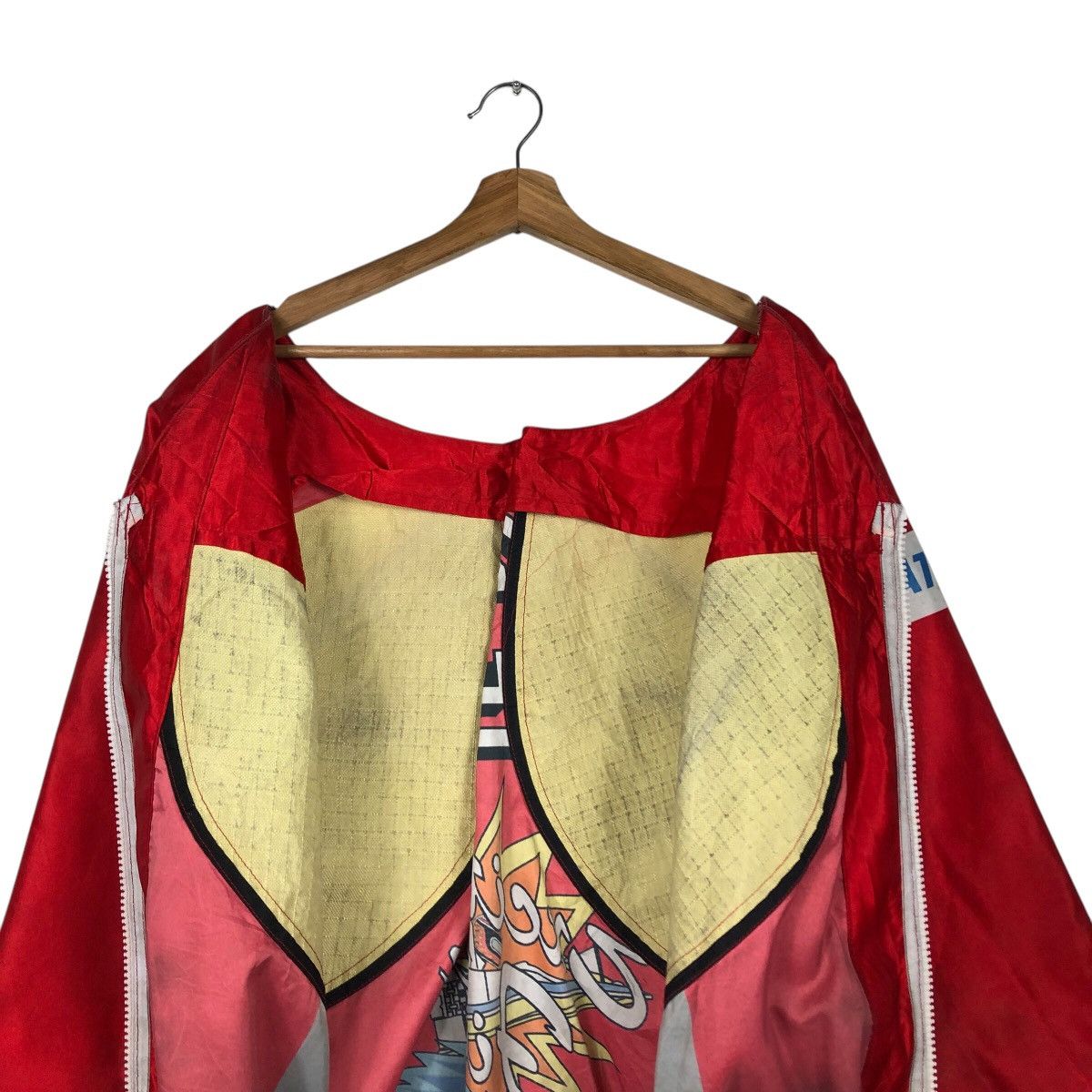 Japanese Brand × Vintage 📌Vintage Bomber Jacket Boat Race Big Logo Rich Red Size US M / EU 48-50 / 2 - 16 Thumbnail