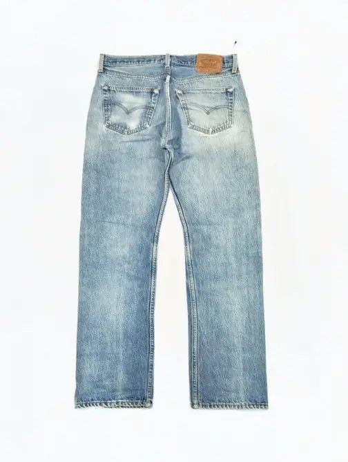 Levi's 90s Vintage Levi's 501 Made In USA Distressed Jeans 32x30 Size US 32 / EU 48 - 2 Thumbnail