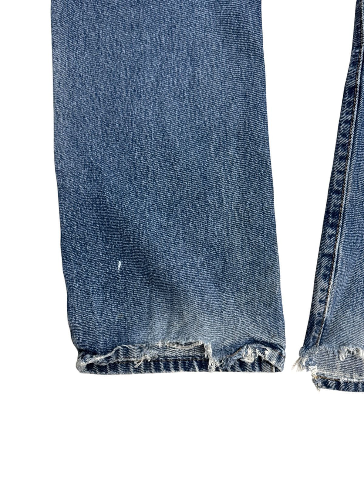 Levi's × Levi's Vintage Clothing Levi's 517 Blue Distressed Denim Jeans Size US 36 / EU 52 - 14 Thumbnail