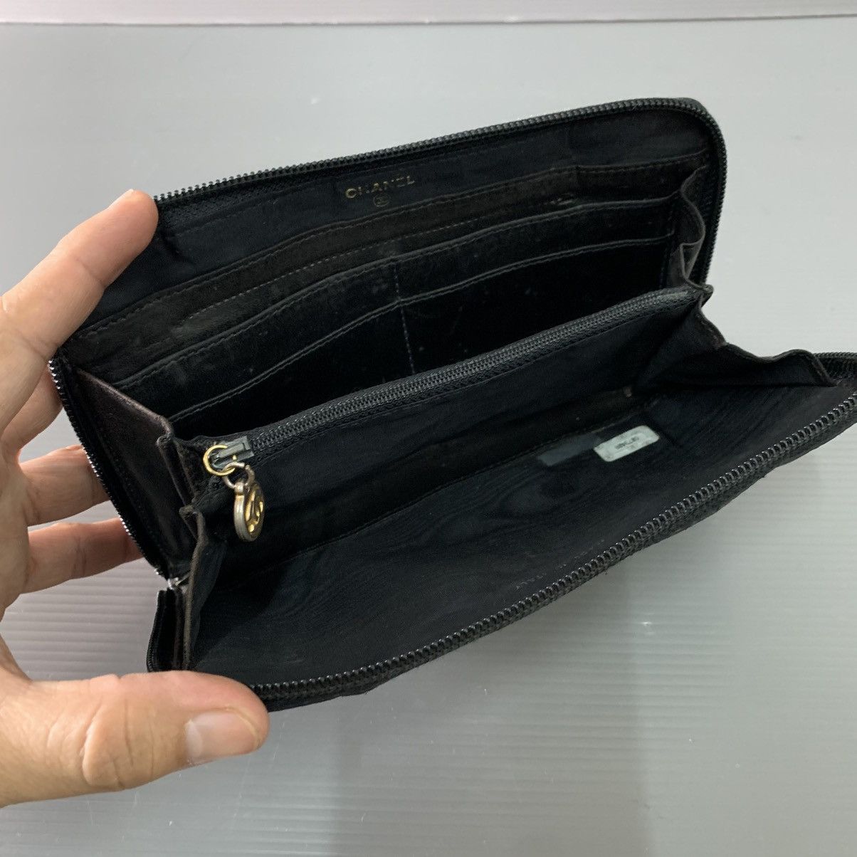 Chanel Chanel Vernis Black Leather Wallet Size ONE SIZE - 12 Thumbnail