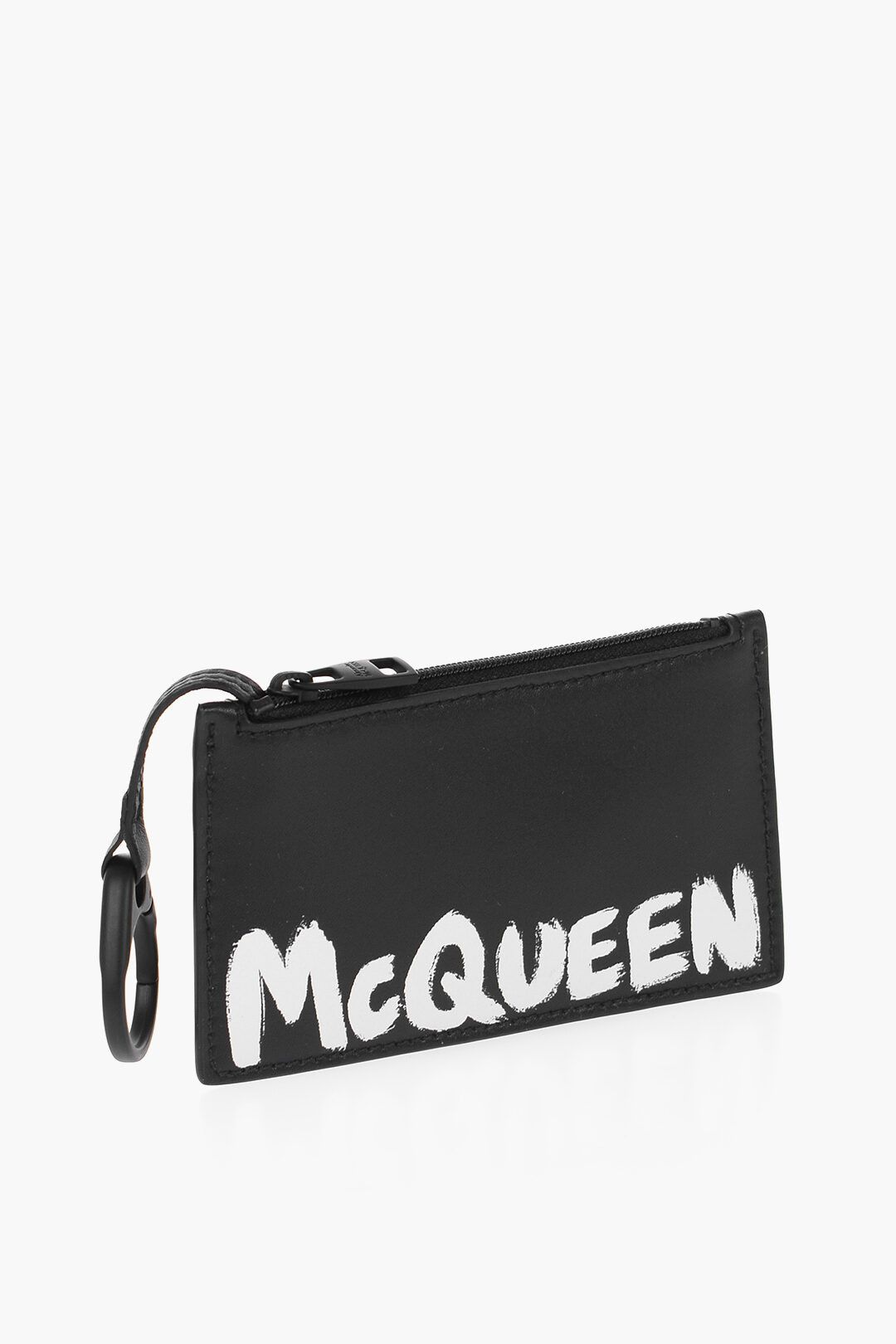 Alexander McQueen og1mm0925 Size: OS / Leather Coin Holder in Black Size ONE SIZE - 3 Thumbnail