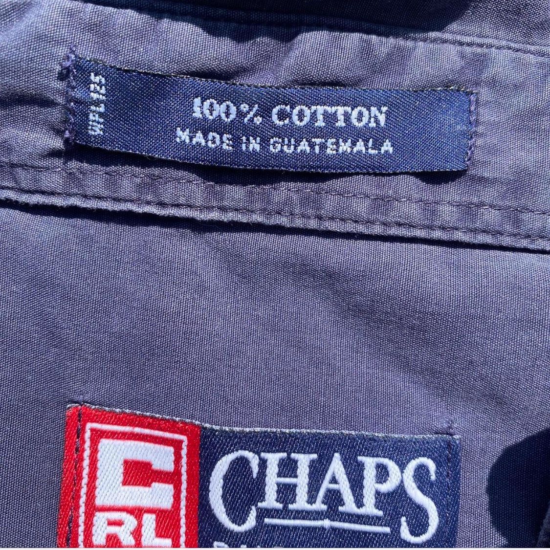 Chaps × Vintage Blue cropped chaps polo button up Size US L / EU 52-54 / 3 - 4 Thumbnail